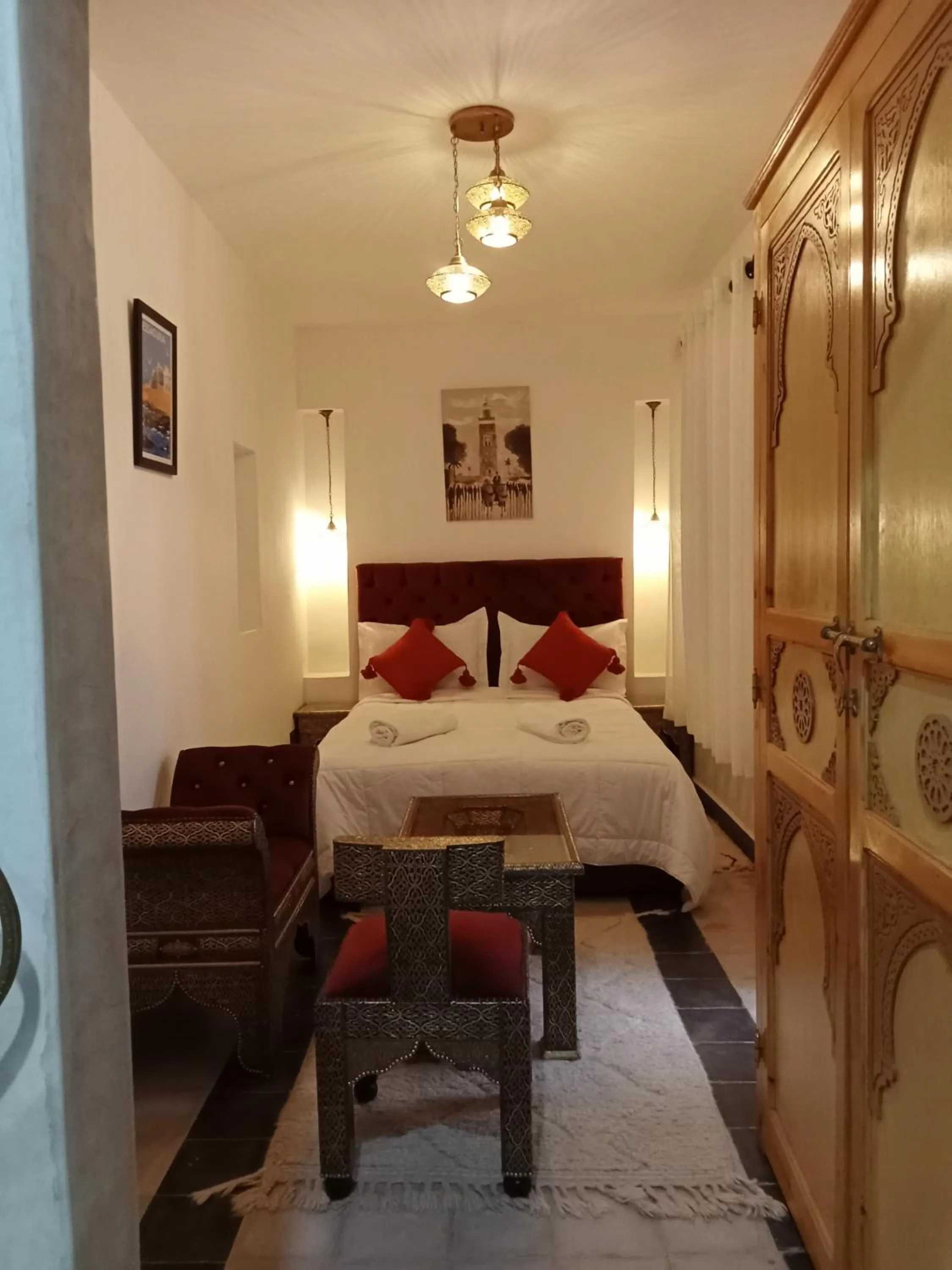 Bed in Riad Orient Palace