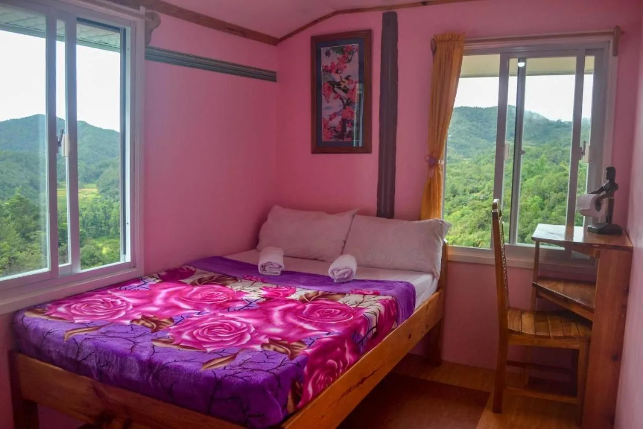 Bed in BANAUE EVERGREEN HOSTEL AND RESTAURANT