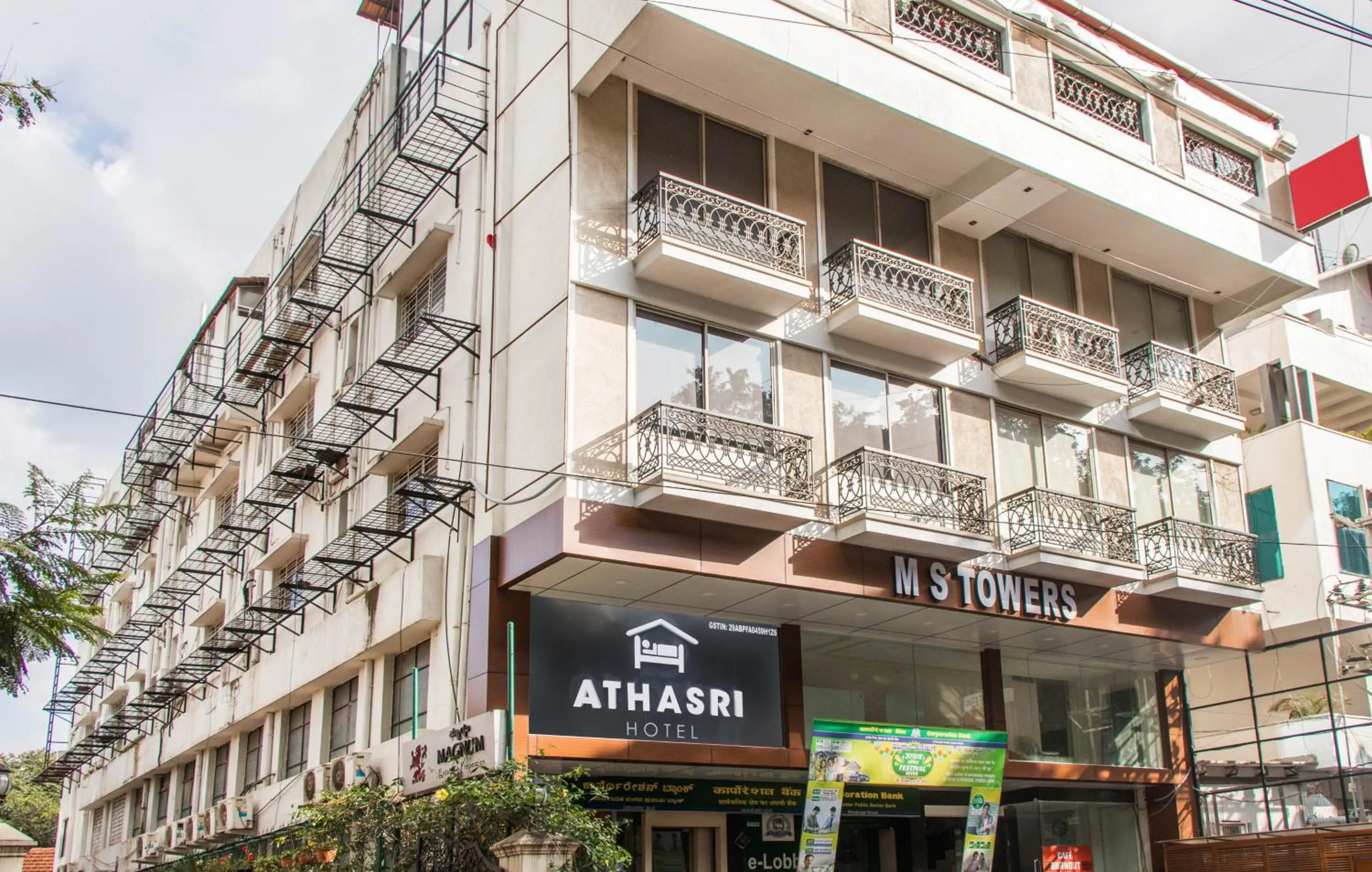 Property building in Athasri Hotel Infantry Road