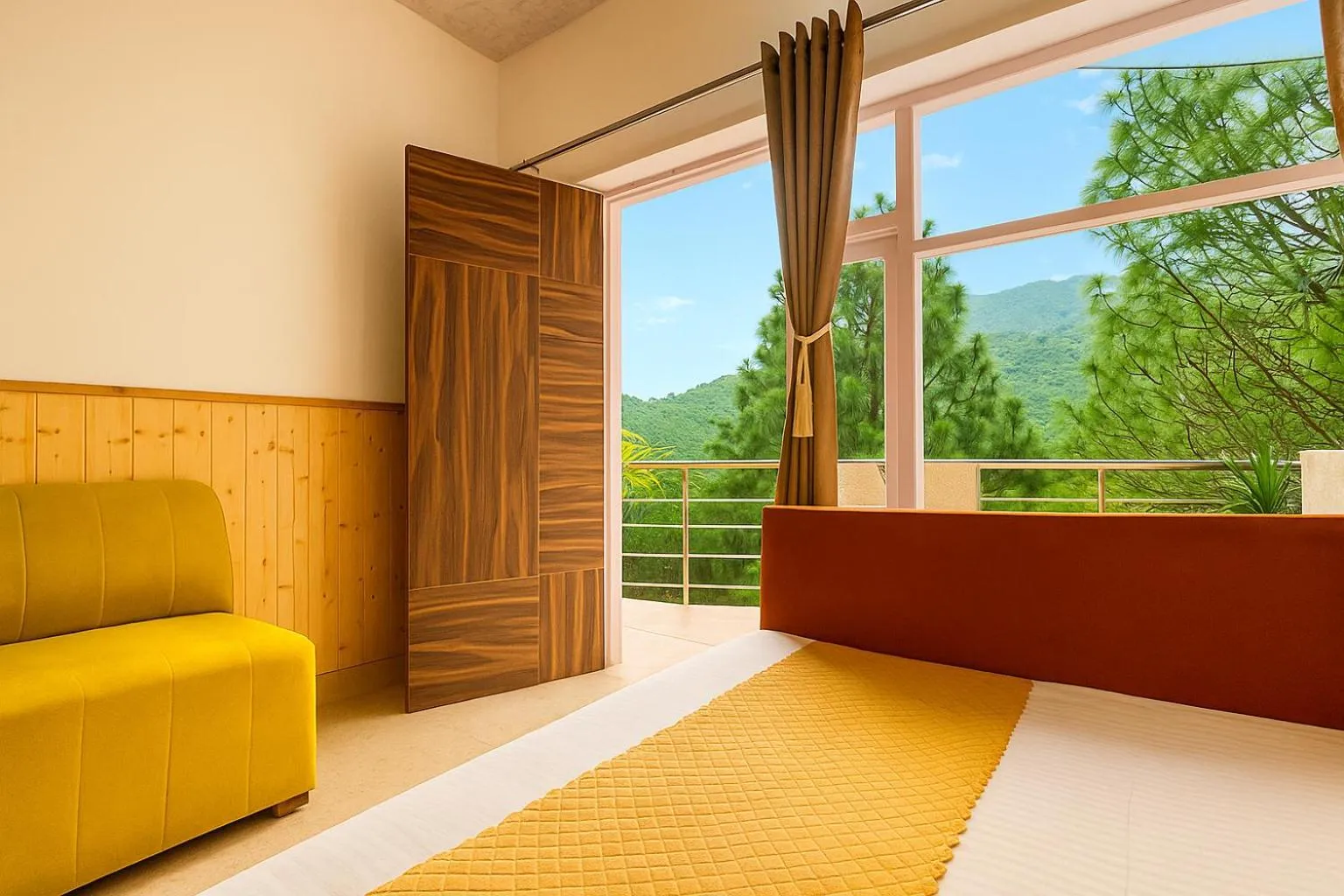 Natural landscape in Hotel Shiva Lake - Near Mussoorie Lake