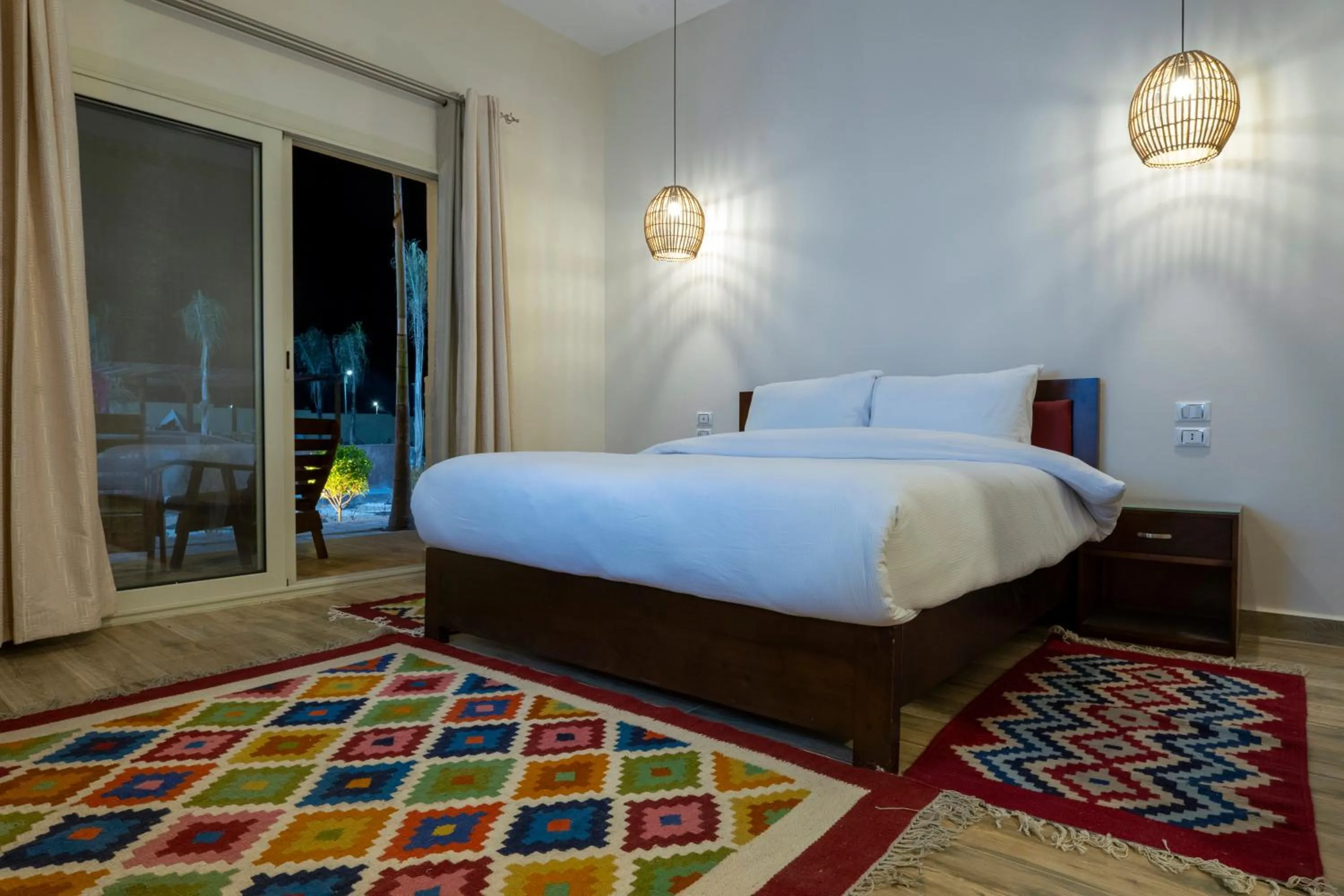 Bed in Azad Siwa Hotel