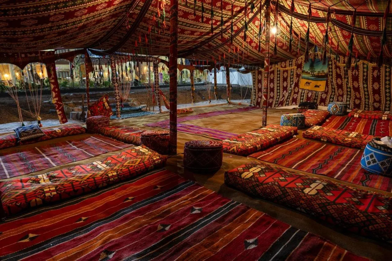 Seating area, Bed in Azad Siwa Hotel