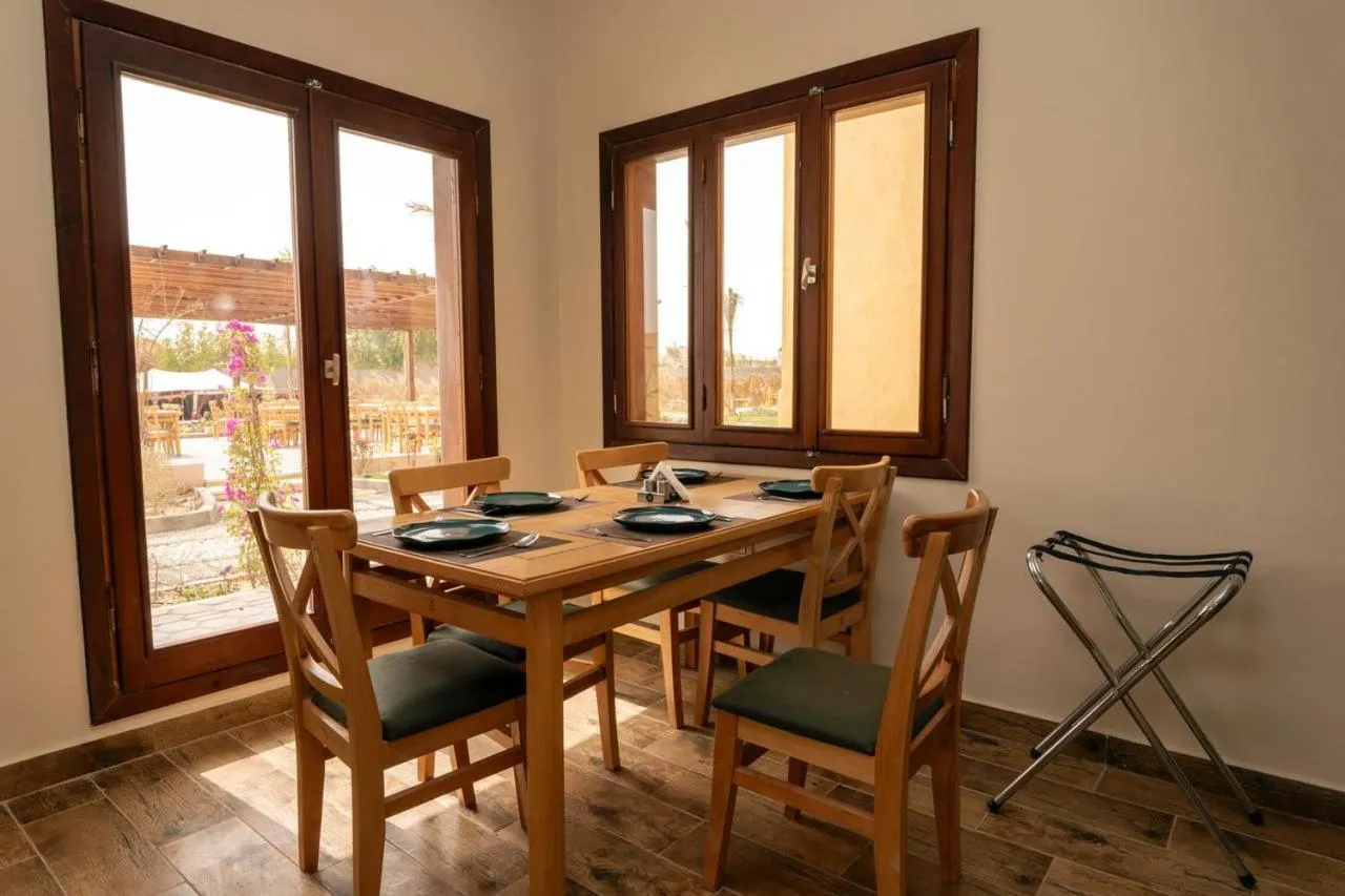 Dining area in Azad Siwa Hotel