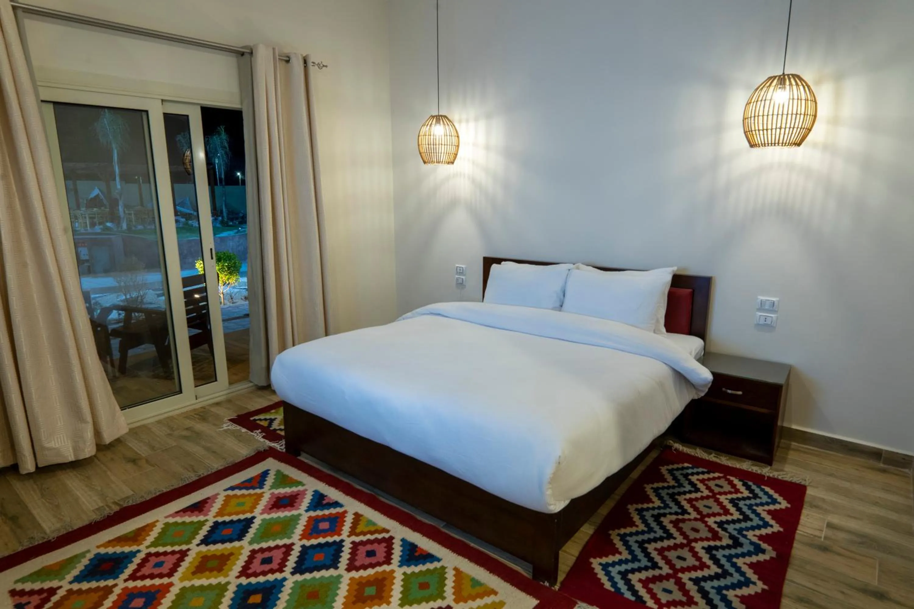 Bed in Azad Siwa Hotel