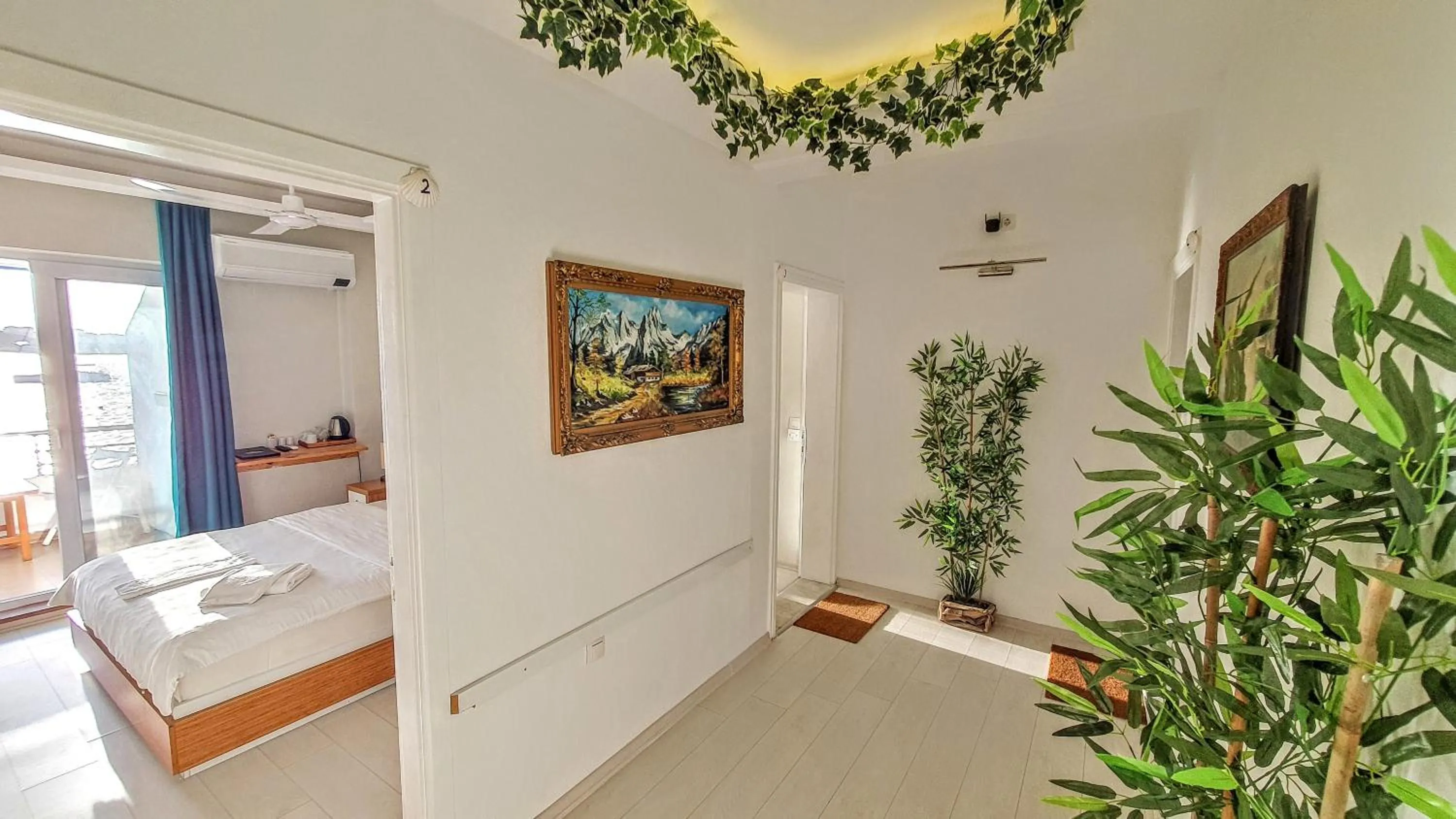 Lobby or reception, Bed in Midilli Konak Foca