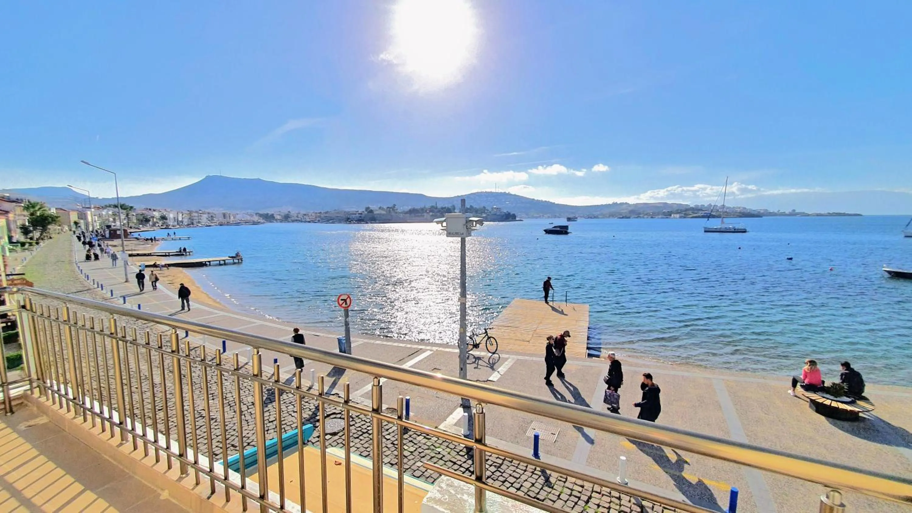 Beach in Midilli Konak Foca