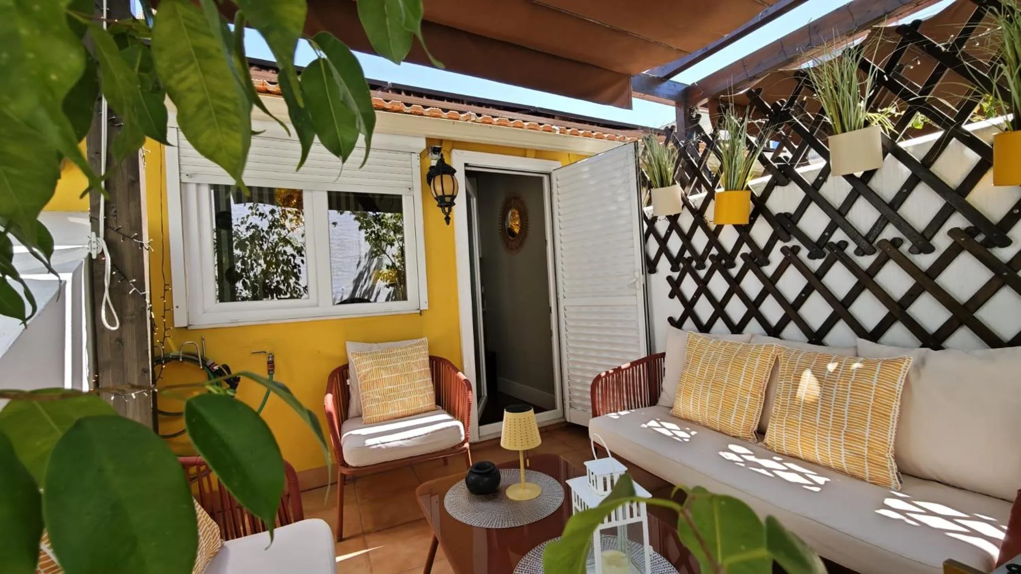 Balcony/Terrace in Studios with Mezzanine Rua da Moeda