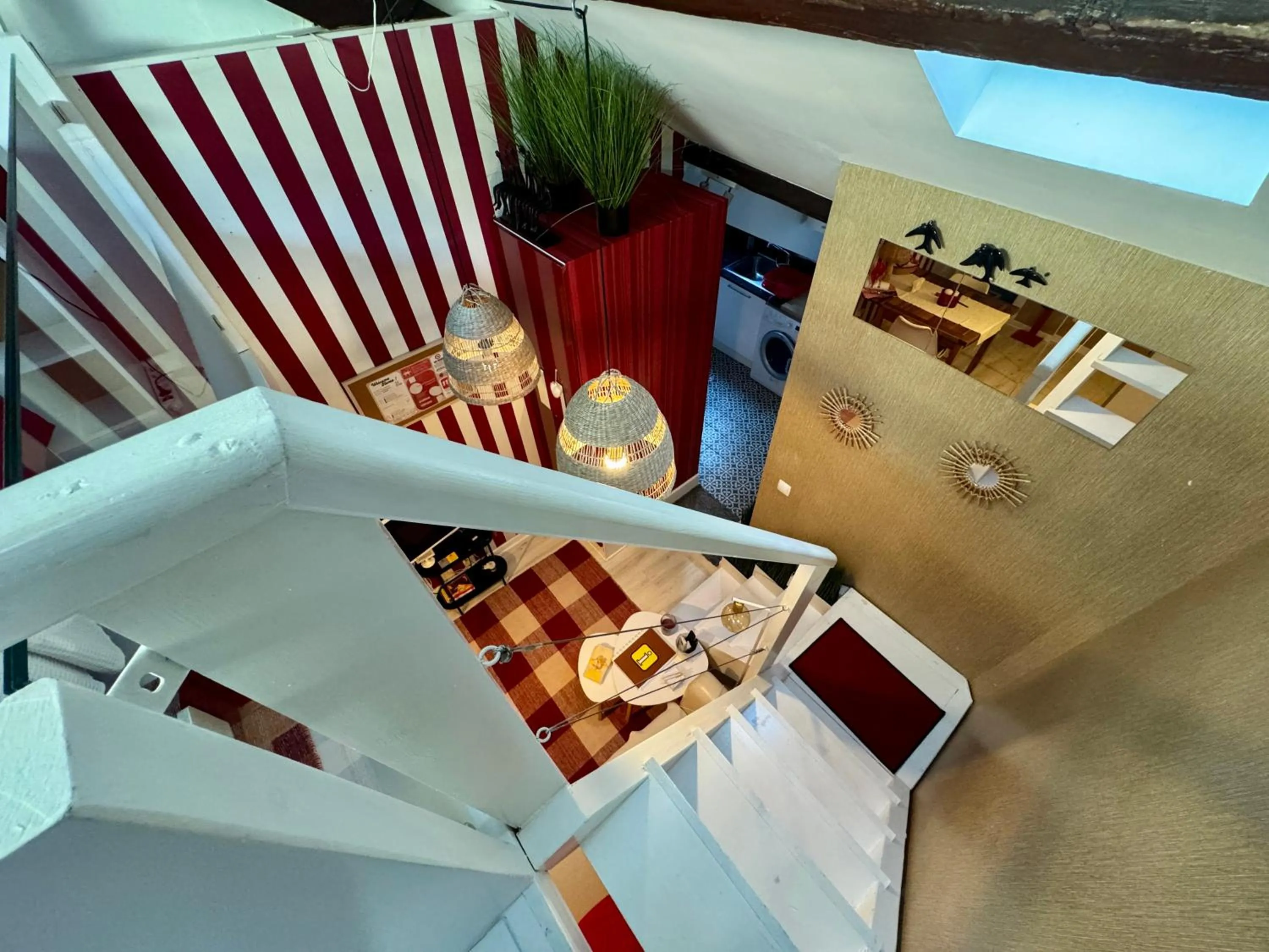 Living room in Studios with Mezzanine Rua da Moeda