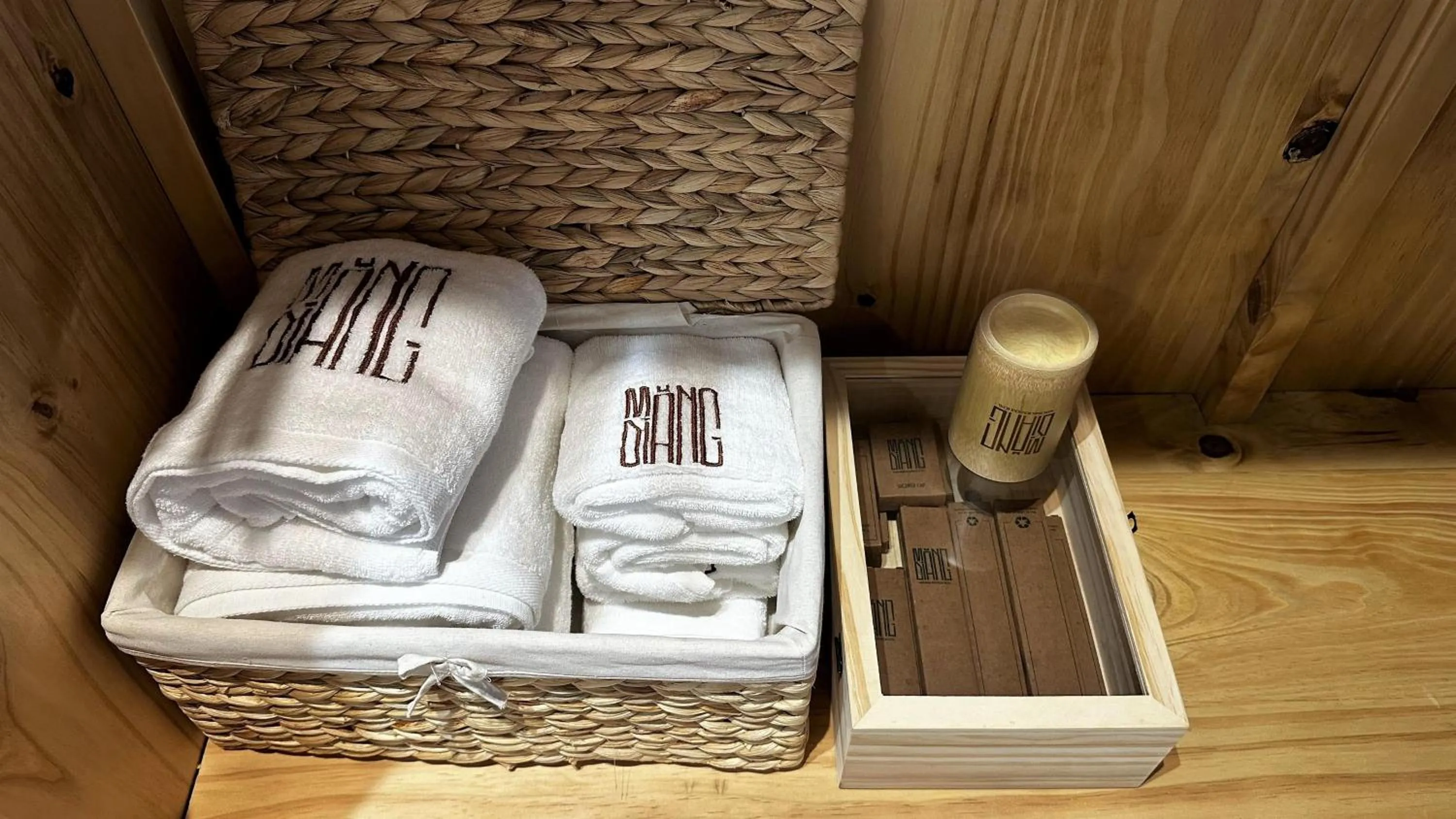 towels in MăngDiang Boutique Hotel