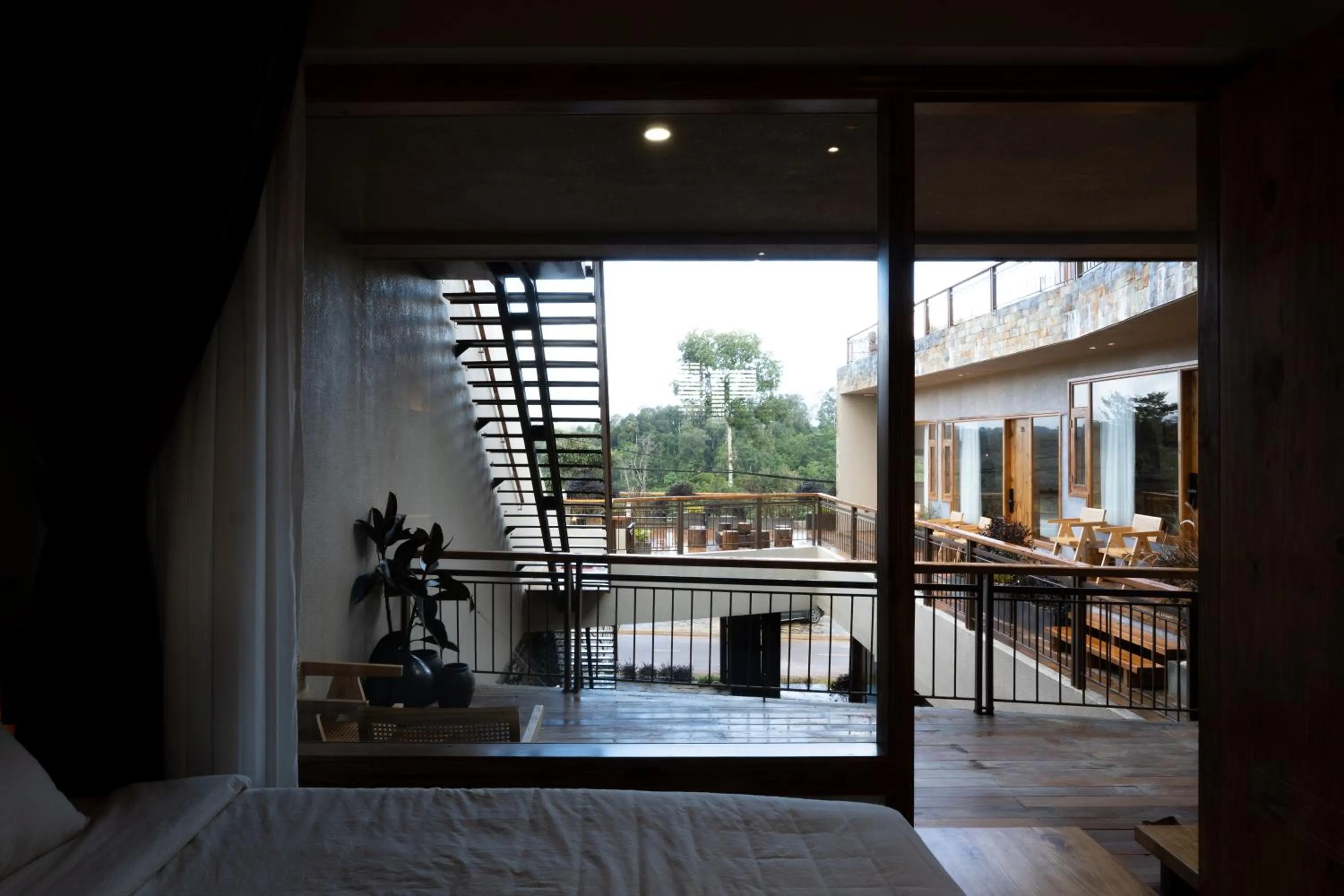 View (from property/room), Bed in MăngDiang Boutique Hotel