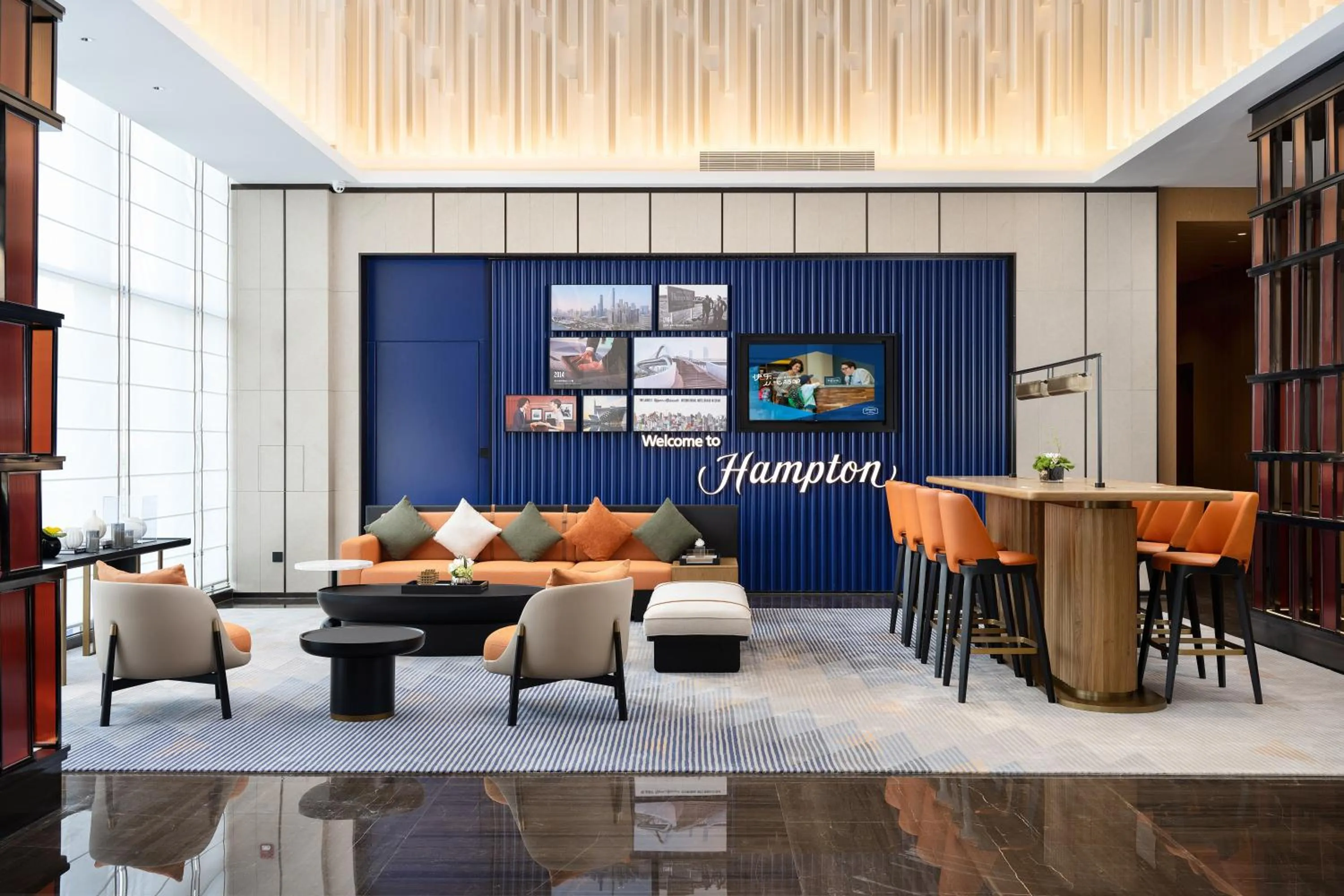 Communal lounge/ TV room in Hampton by Hilton Guangzhou Renhe Baiyun Airport-Free Shuttle Bus During The Canton Fair