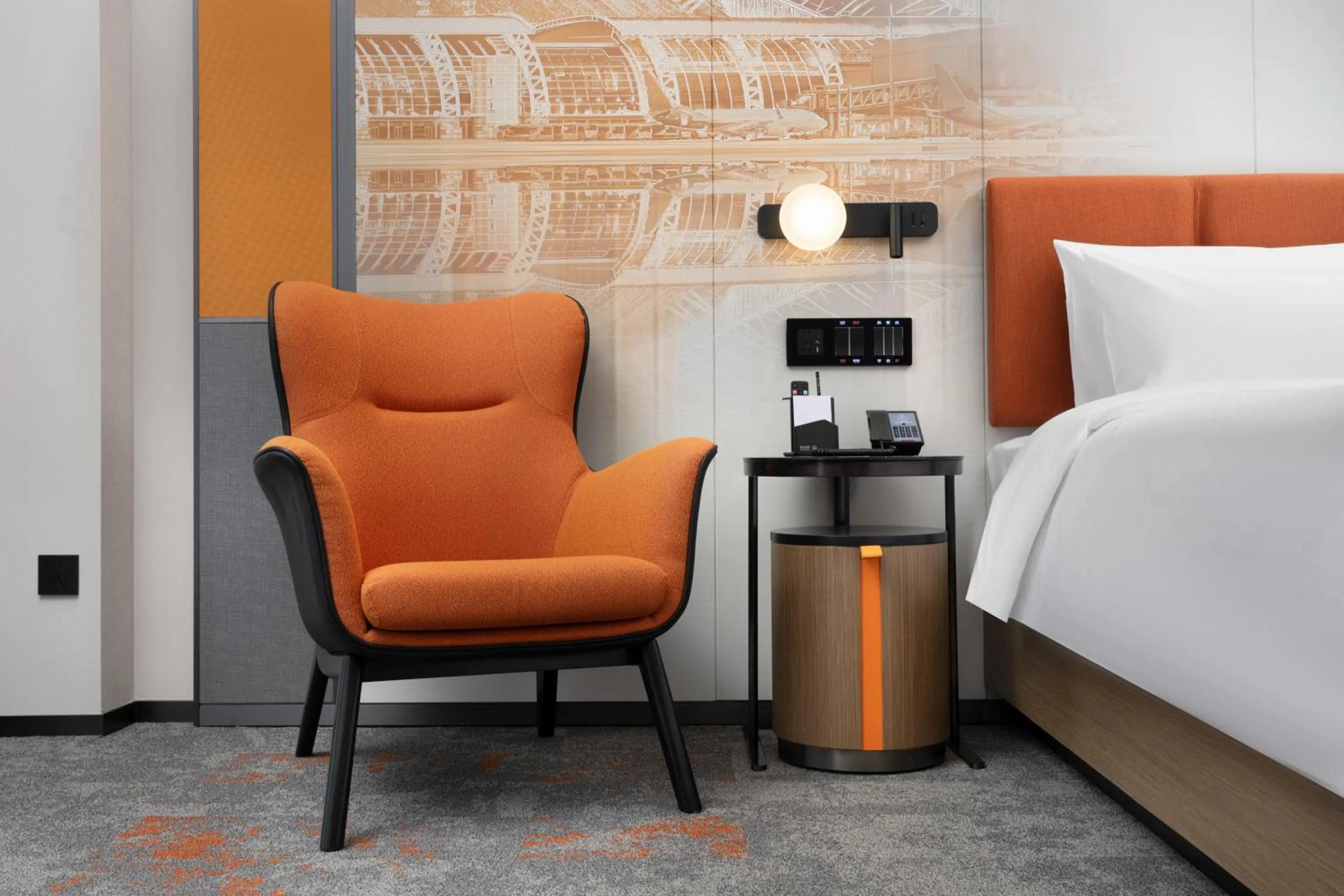 hair dresser, Bed in Hampton by Hilton Guangzhou Renhe Baiyun Airport-Free Shuttle Bus During The Canton Fair