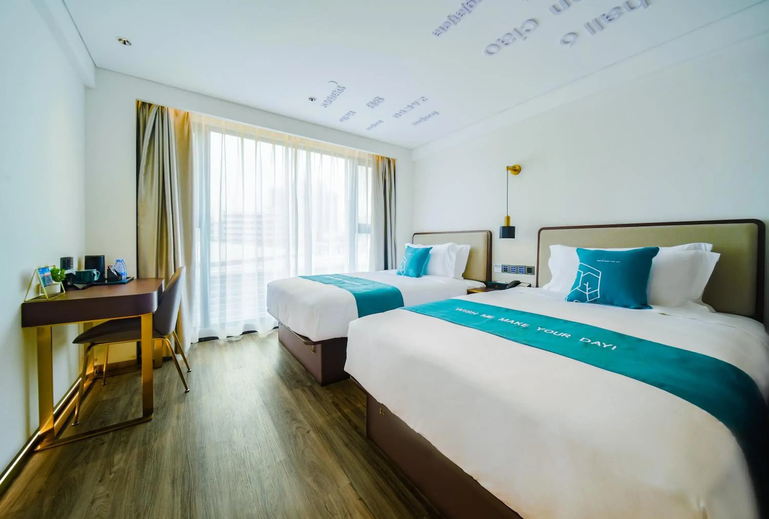 Deluxe Double or Twin Room in Pengke Boutique Hotel - Sungang Sunway Station Deluxe Double or Twin Room in Pengke Boutique Hotel - Sungang Sunway Station