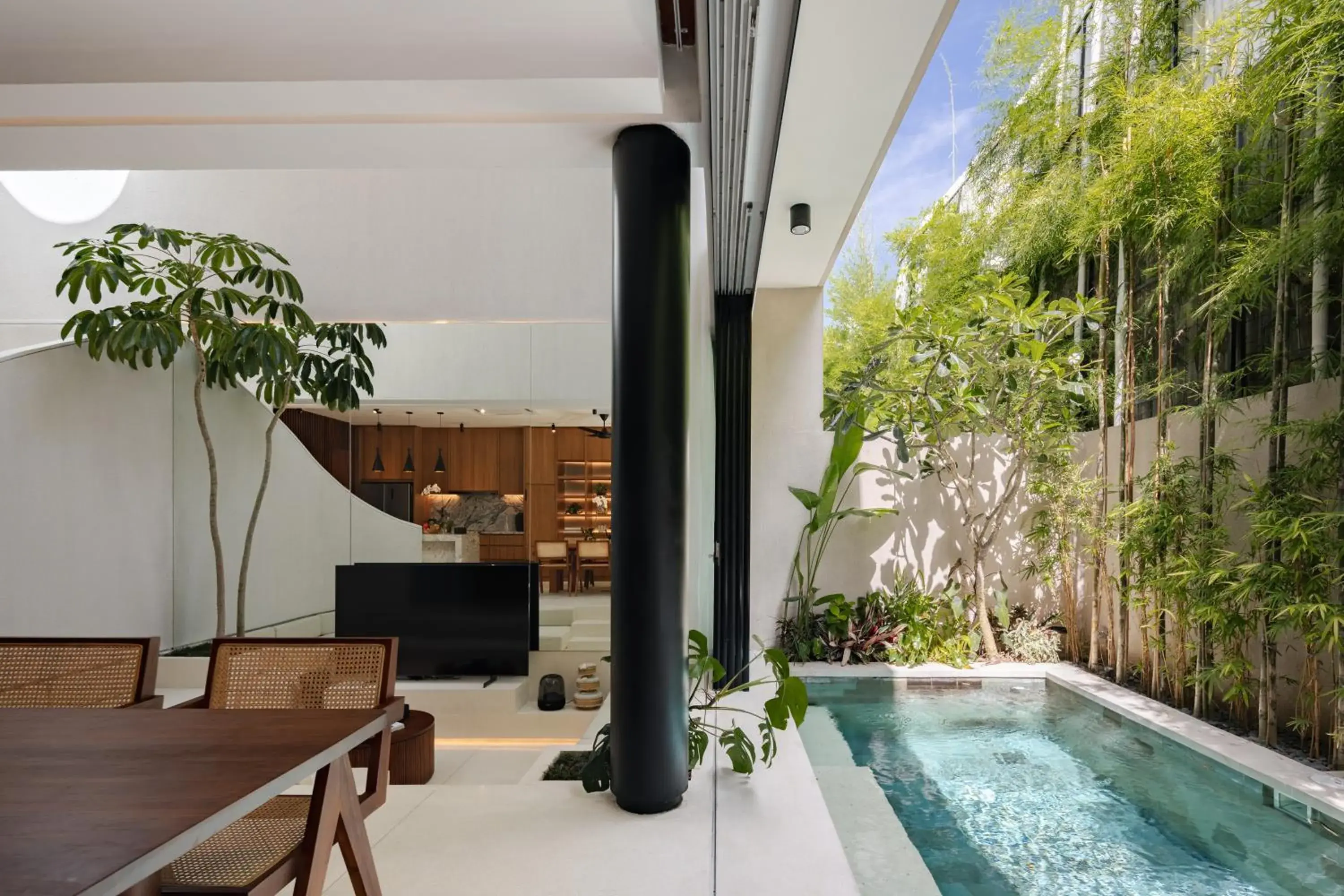 Pool view in VOX Villas Canggu Pool view in VOX Villas Canggu