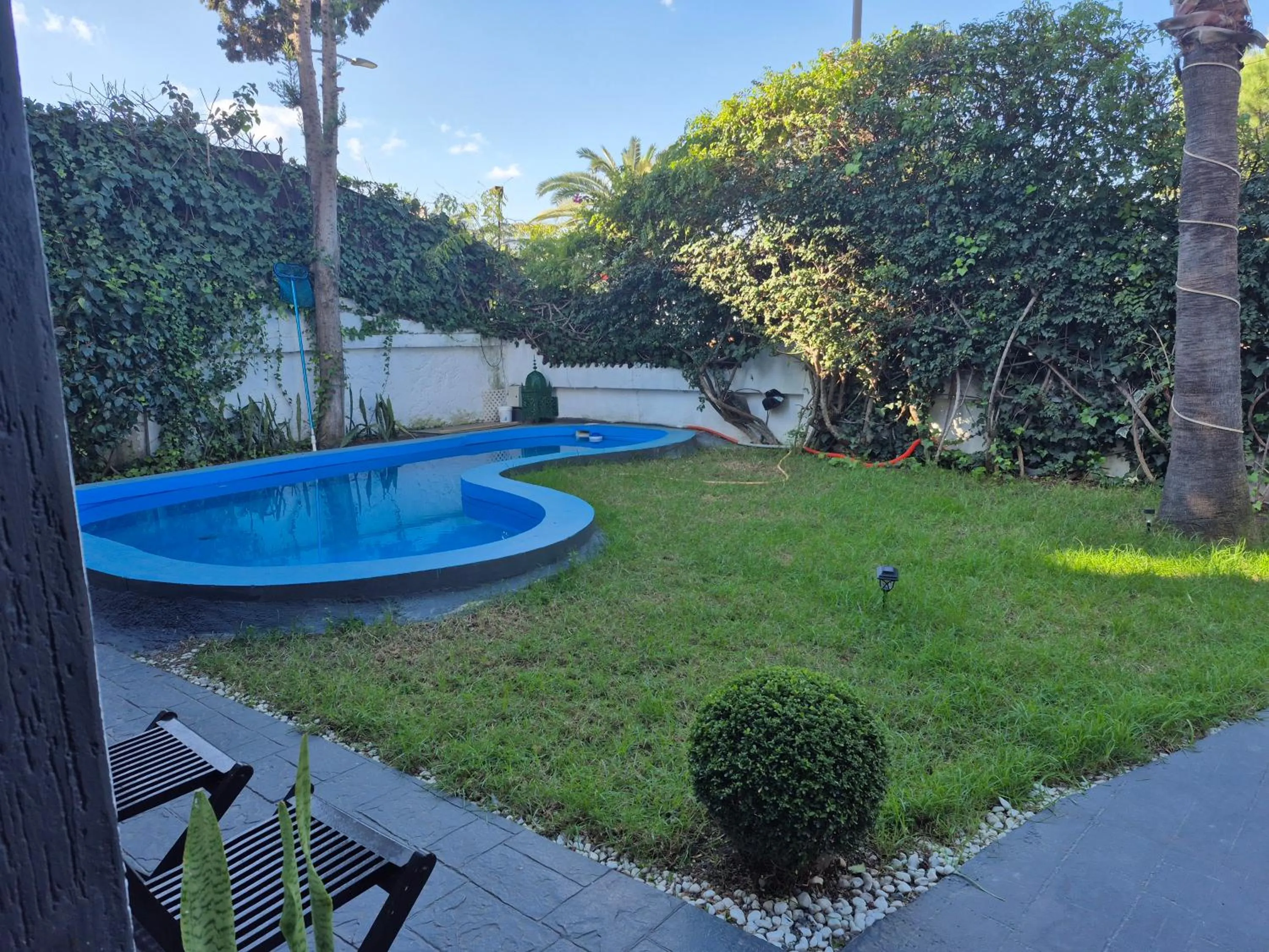 Pool view in VILLA ADAM TANGIER