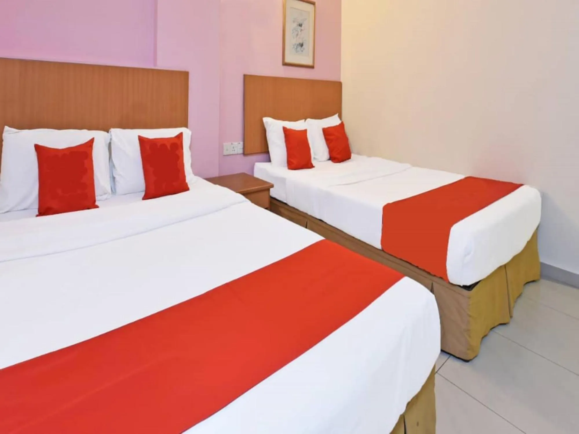 Bed in MRC Hotel Melaka Raya