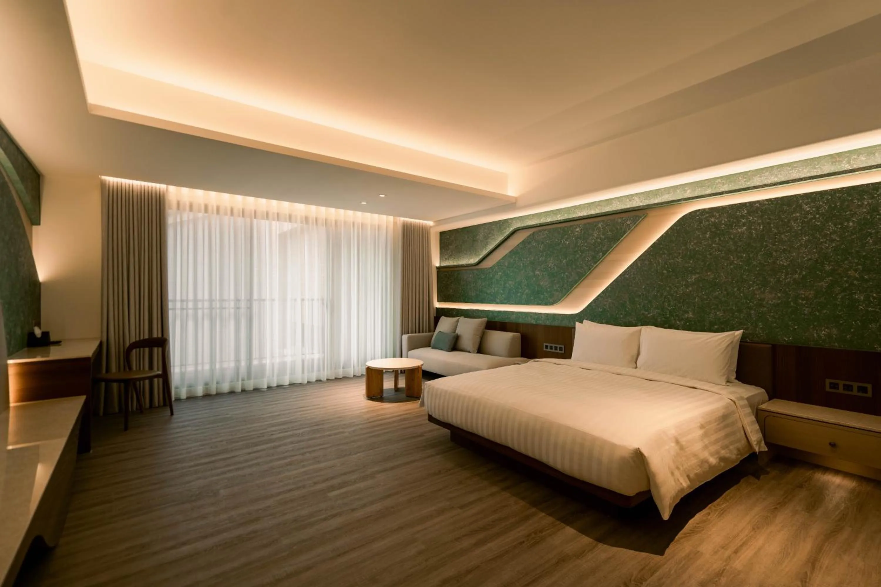 Living room, Bed in XIUXI Anping Hotel