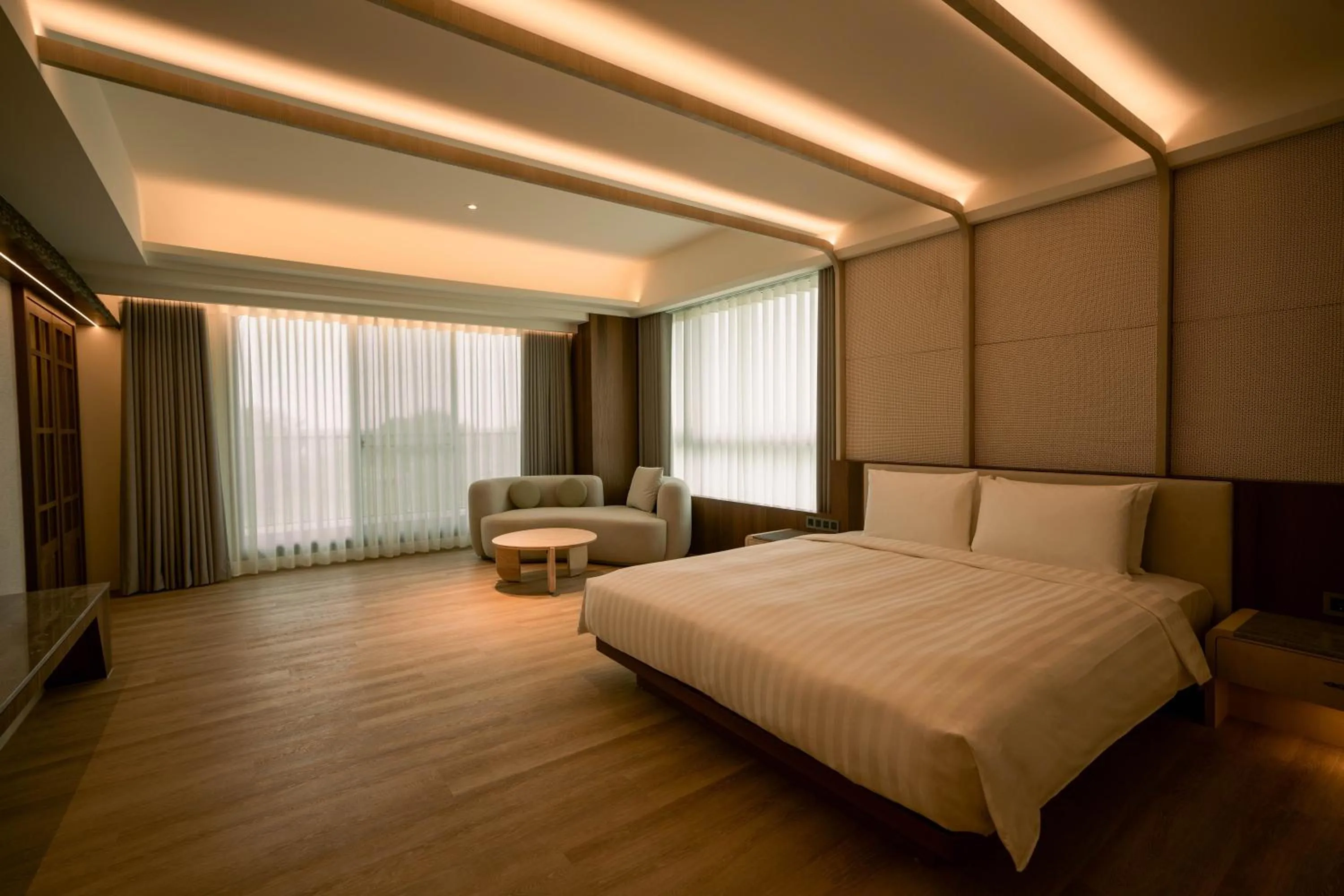 Photo of the whole room, Bed in XIUXI Anping Hotel