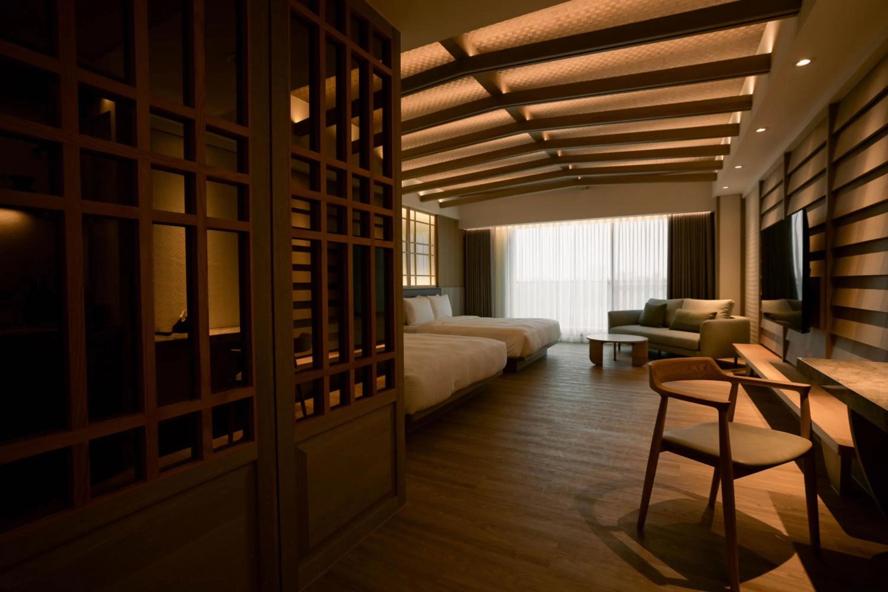 Photo of the whole room, Bed in XIUXI Anping Hotel