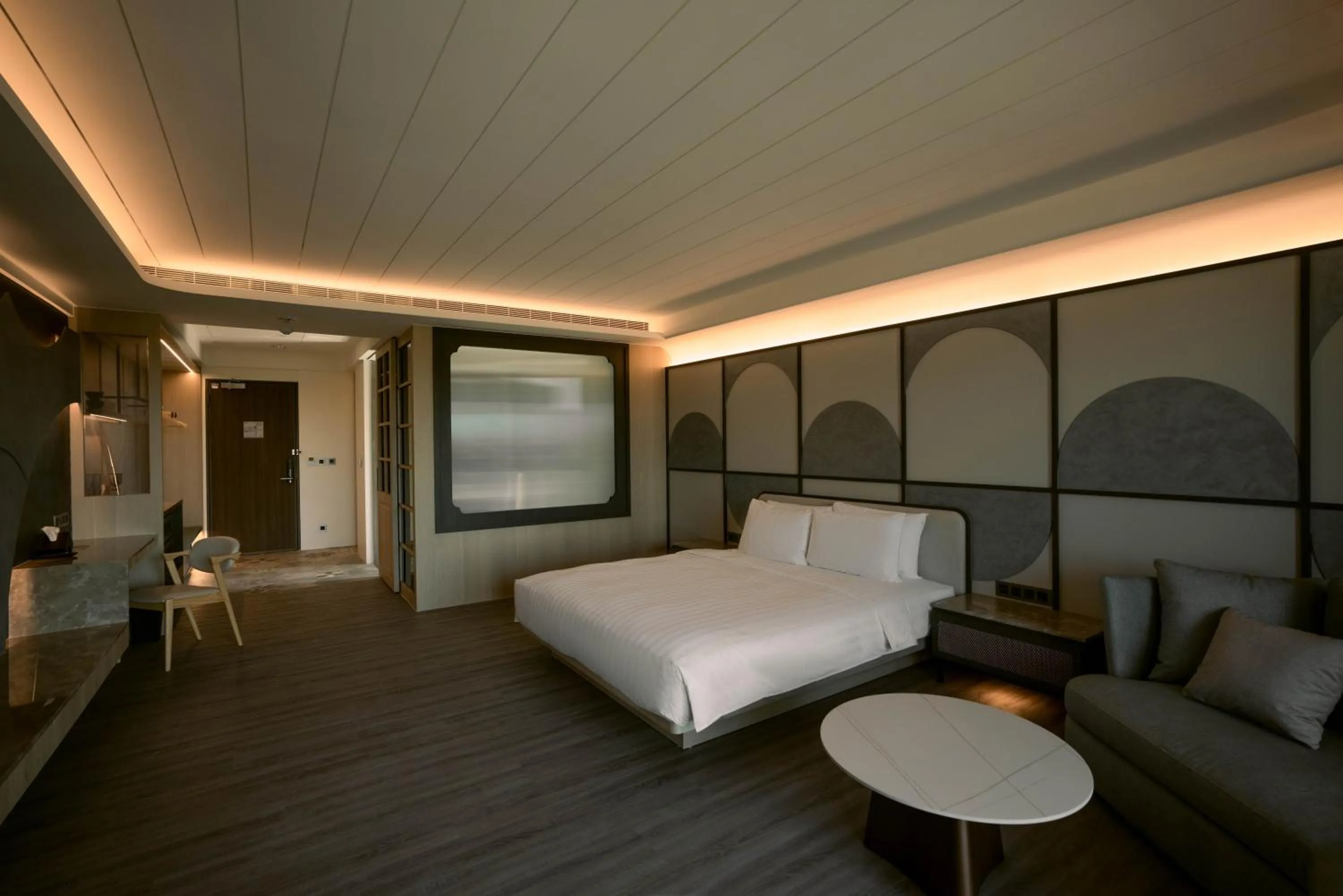 Photo of the whole room, Bed in XIUXI Anping Hotel