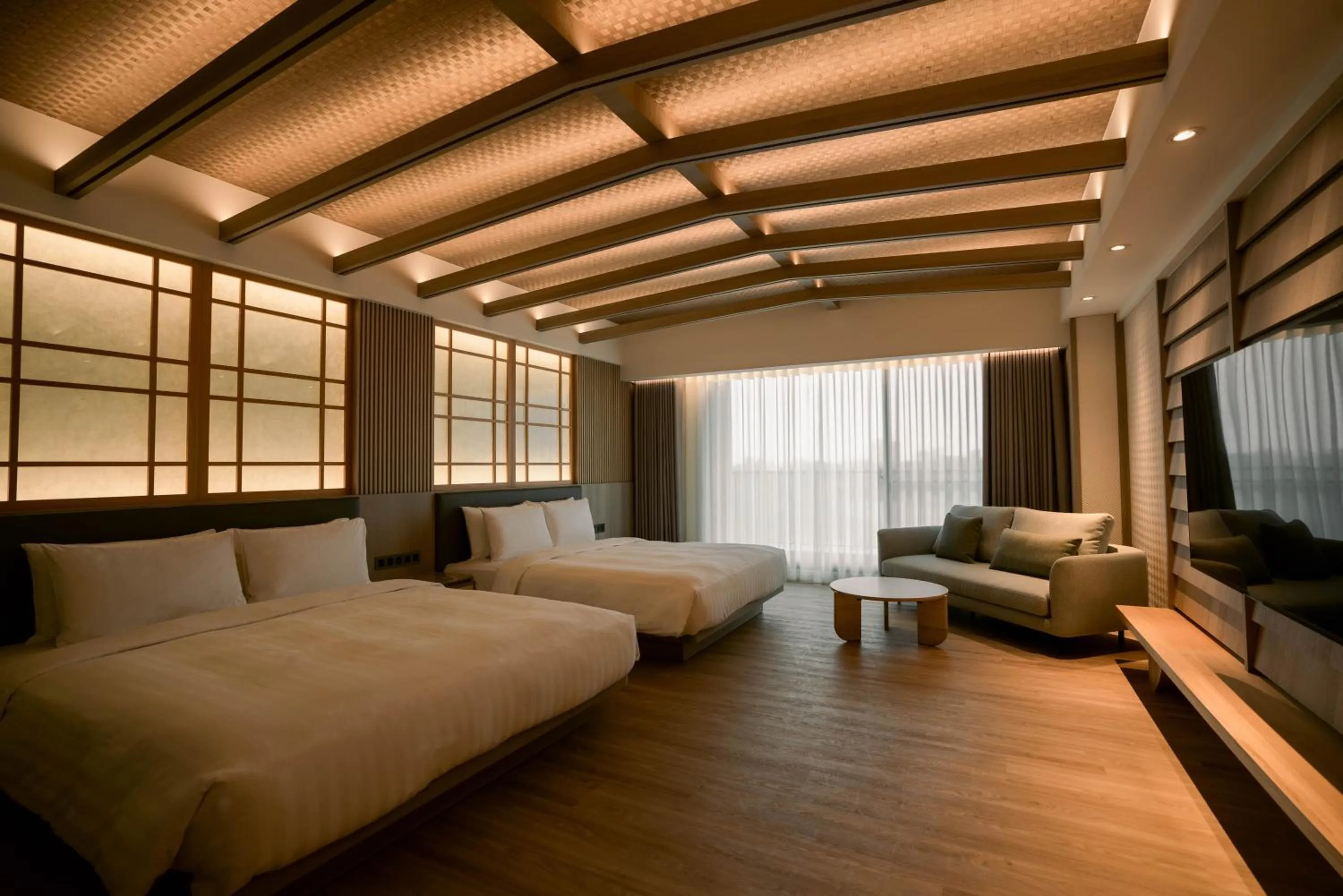Photo of the whole room, Bed in XIUXI Anping Hotel