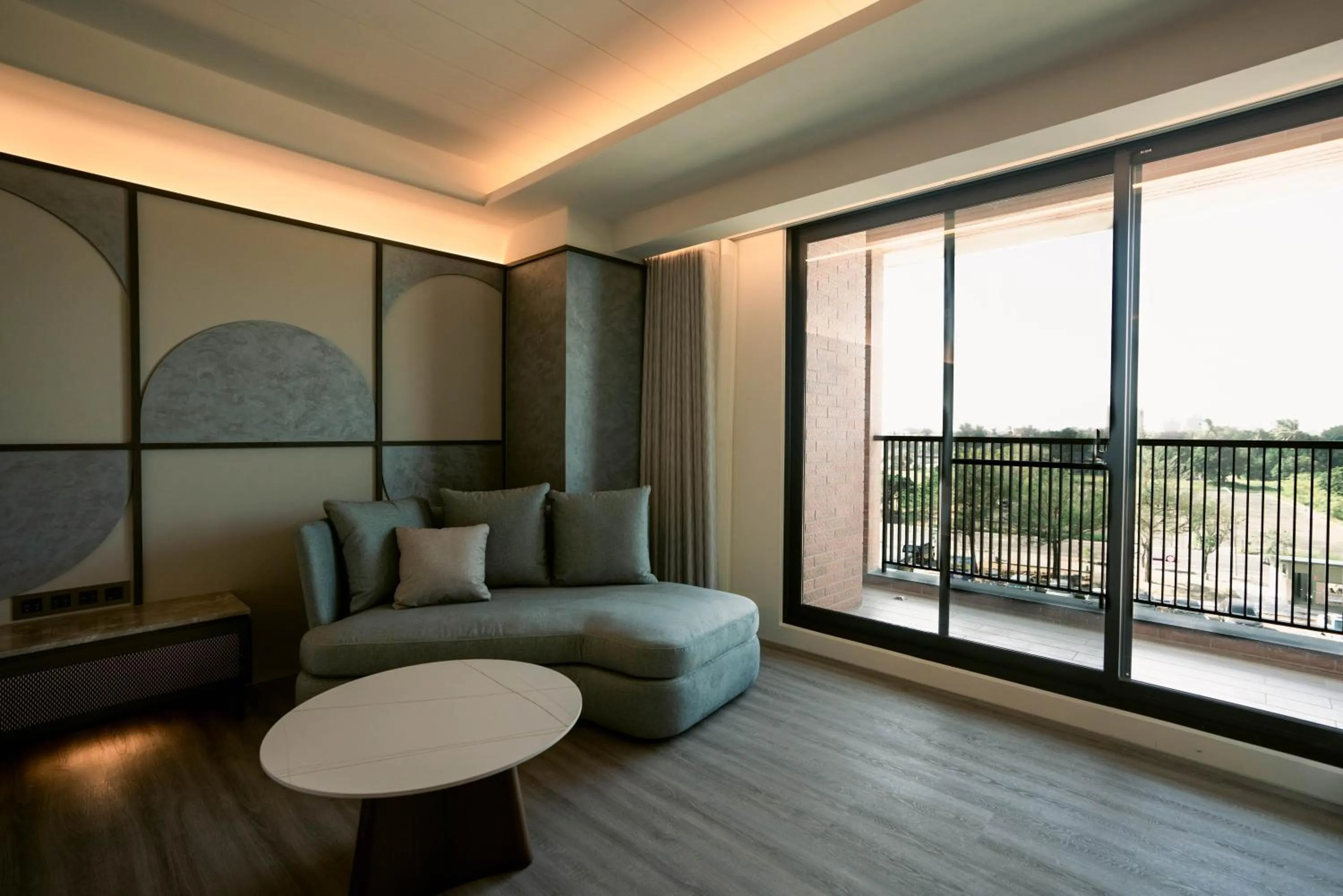 Seating area in XIUXI Anping Hotel