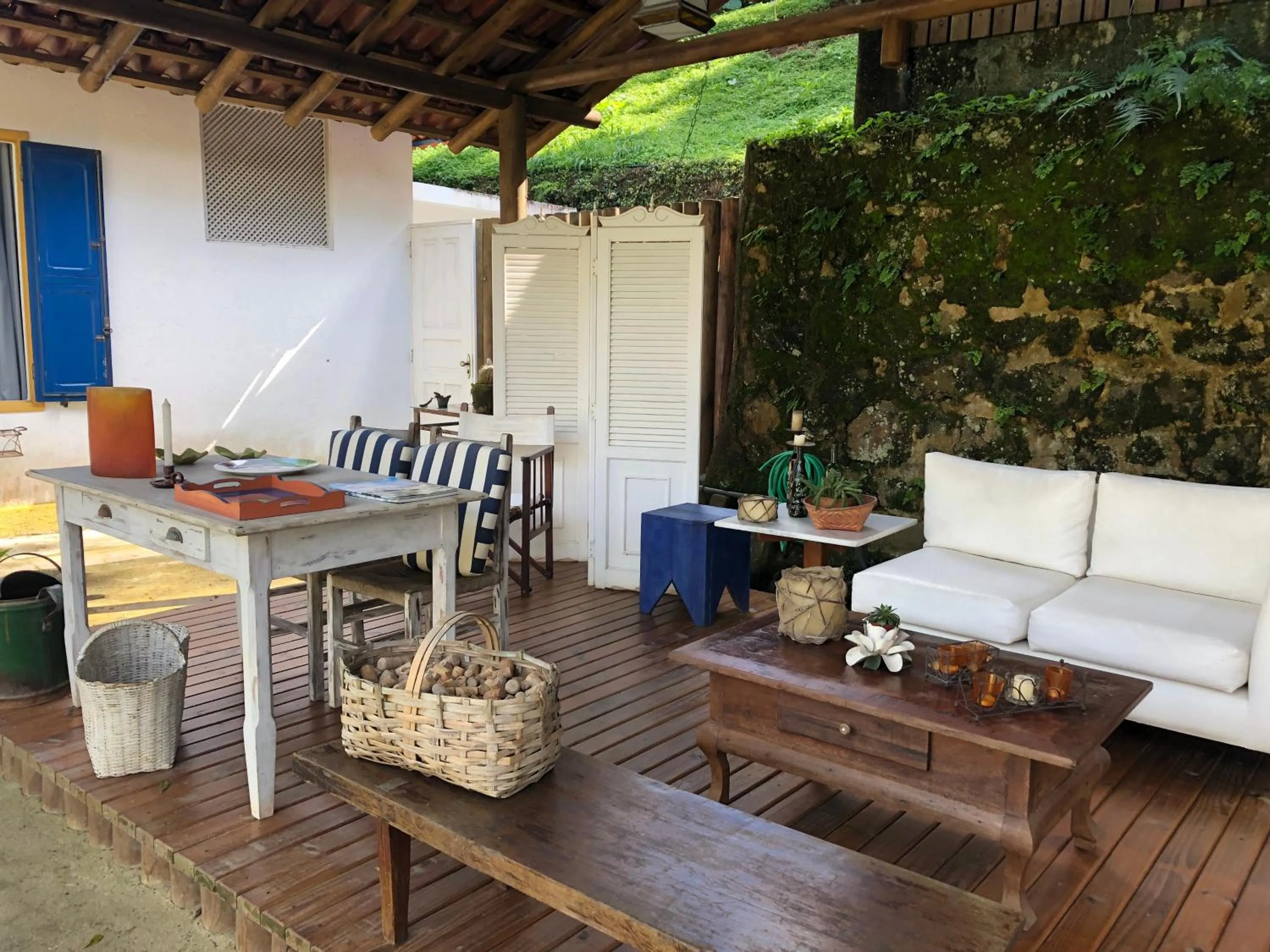 Communal lounge/ TV room in Pousada Vila Brasil