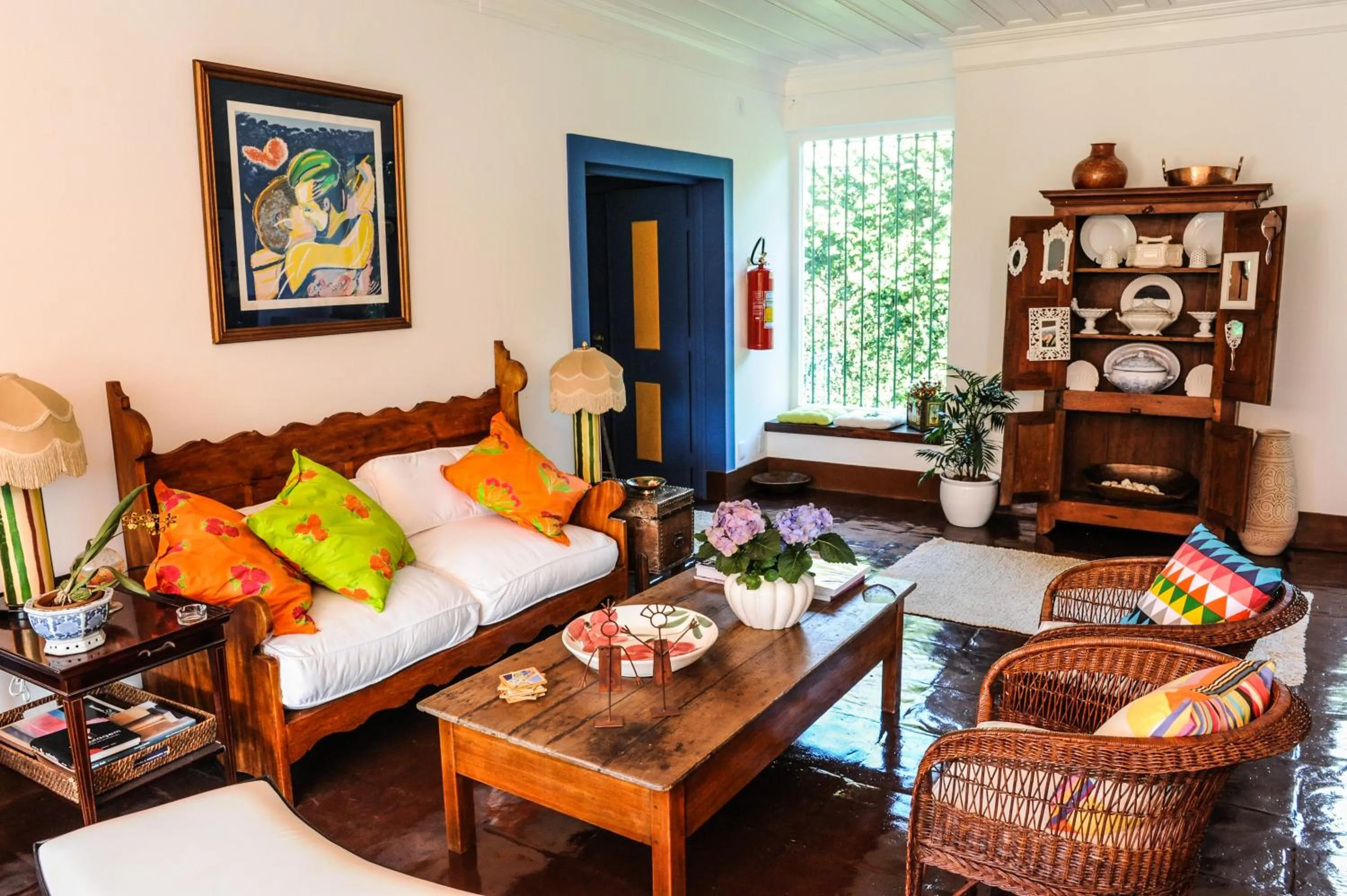 Living room in Pousada Vila Brasil