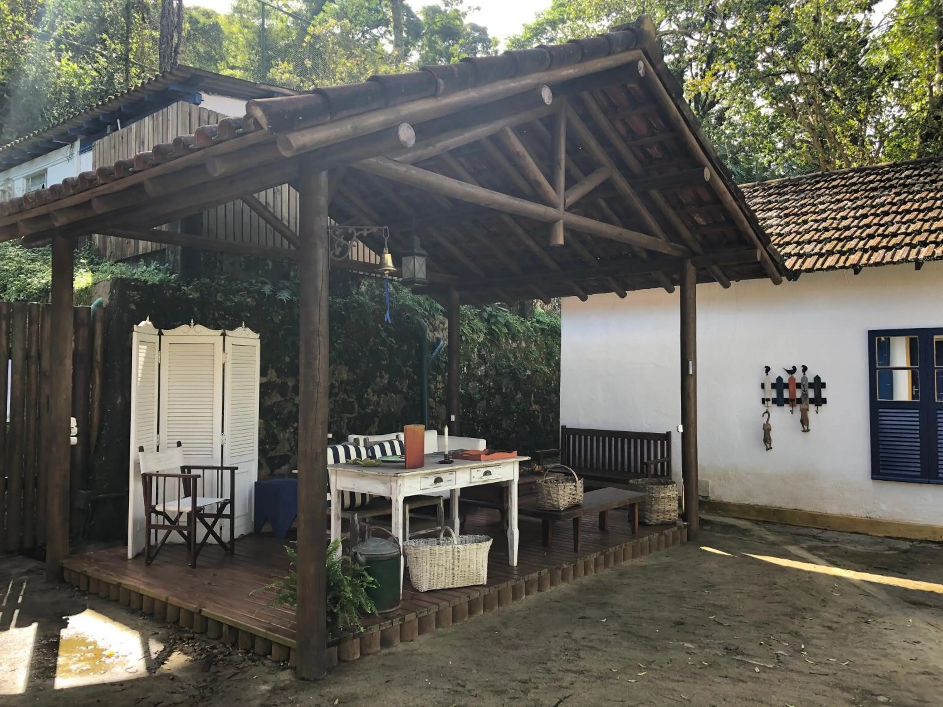 Communal lounge/ TV room in Pousada Vila Brasil