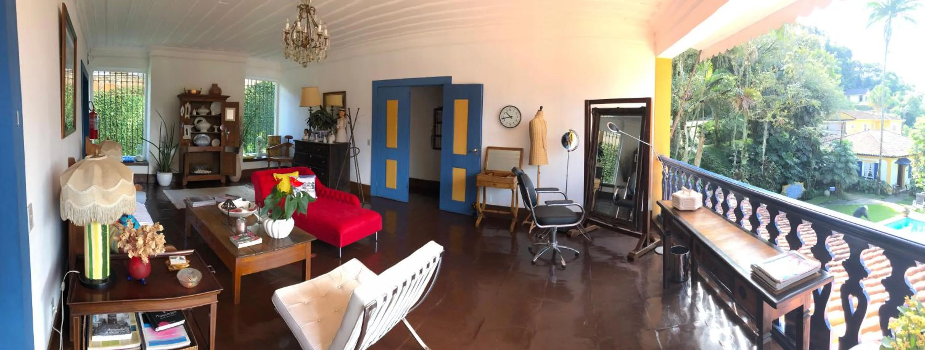 Communal lounge/ TV room in Pousada Vila Brasil