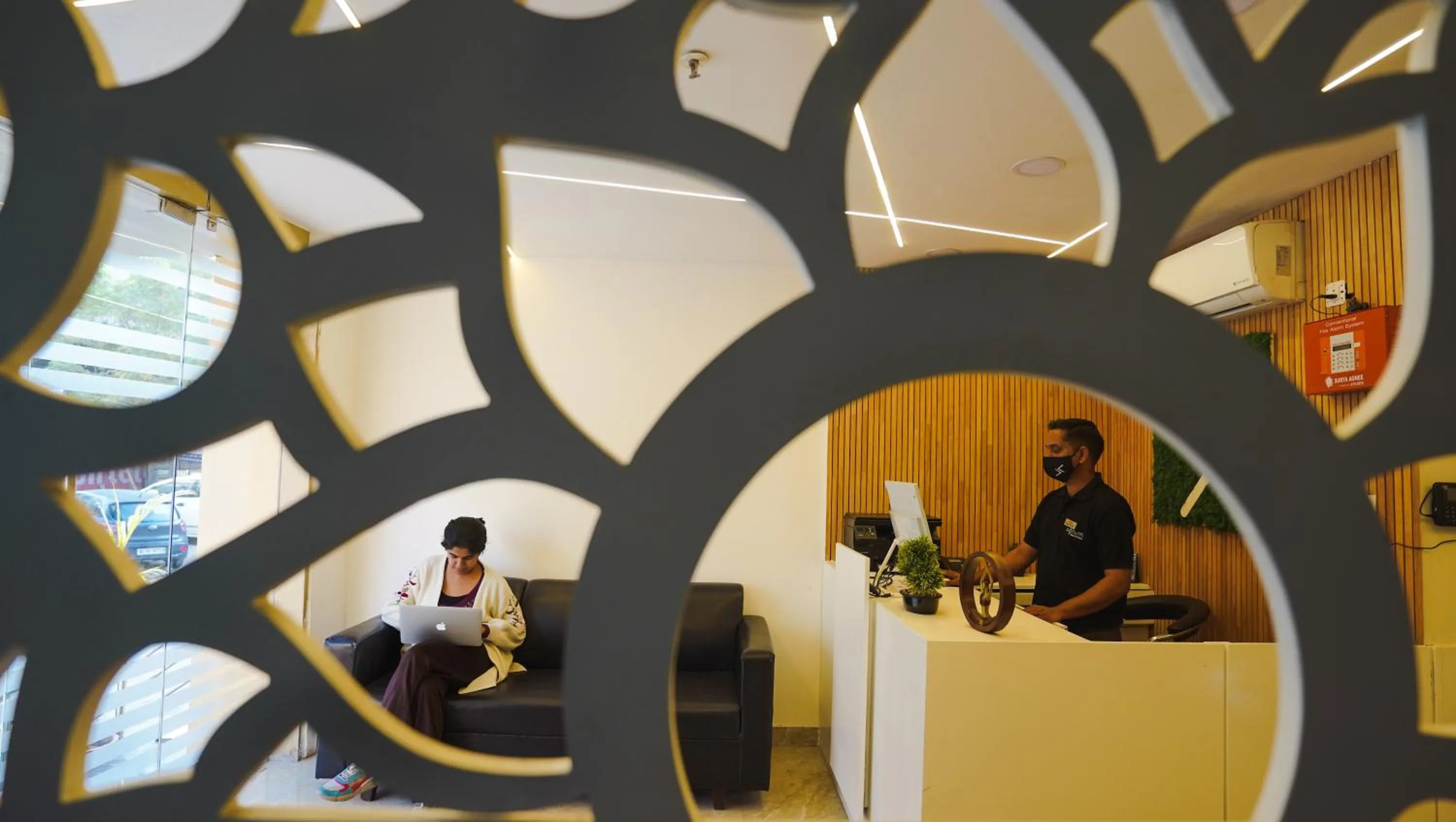 Lobby or reception in Hotel Northwind Mohali