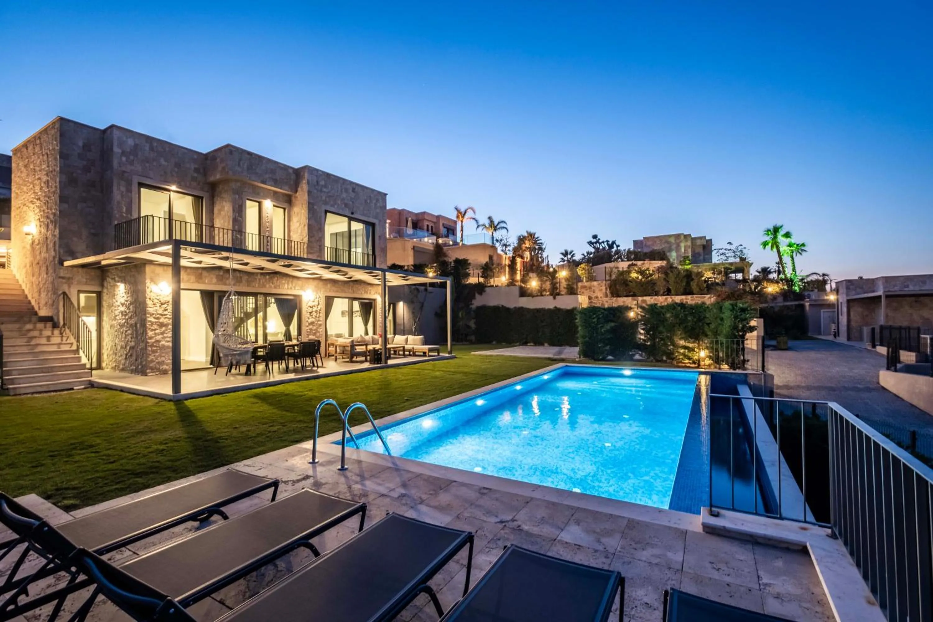 Swimming pool in Bovilla Hotel Salt Yalıkavak