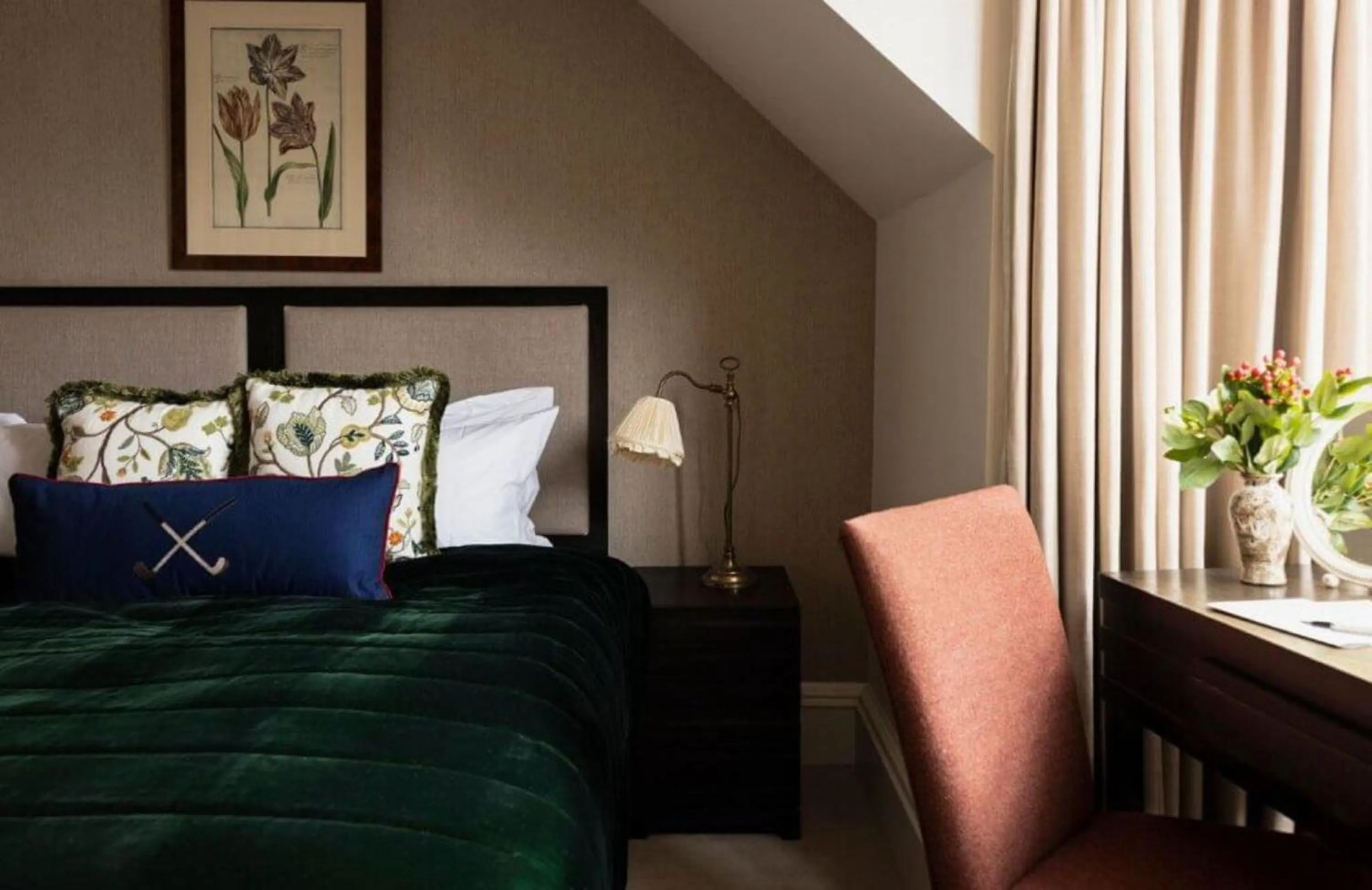 Bed in Rusacks St Andrews