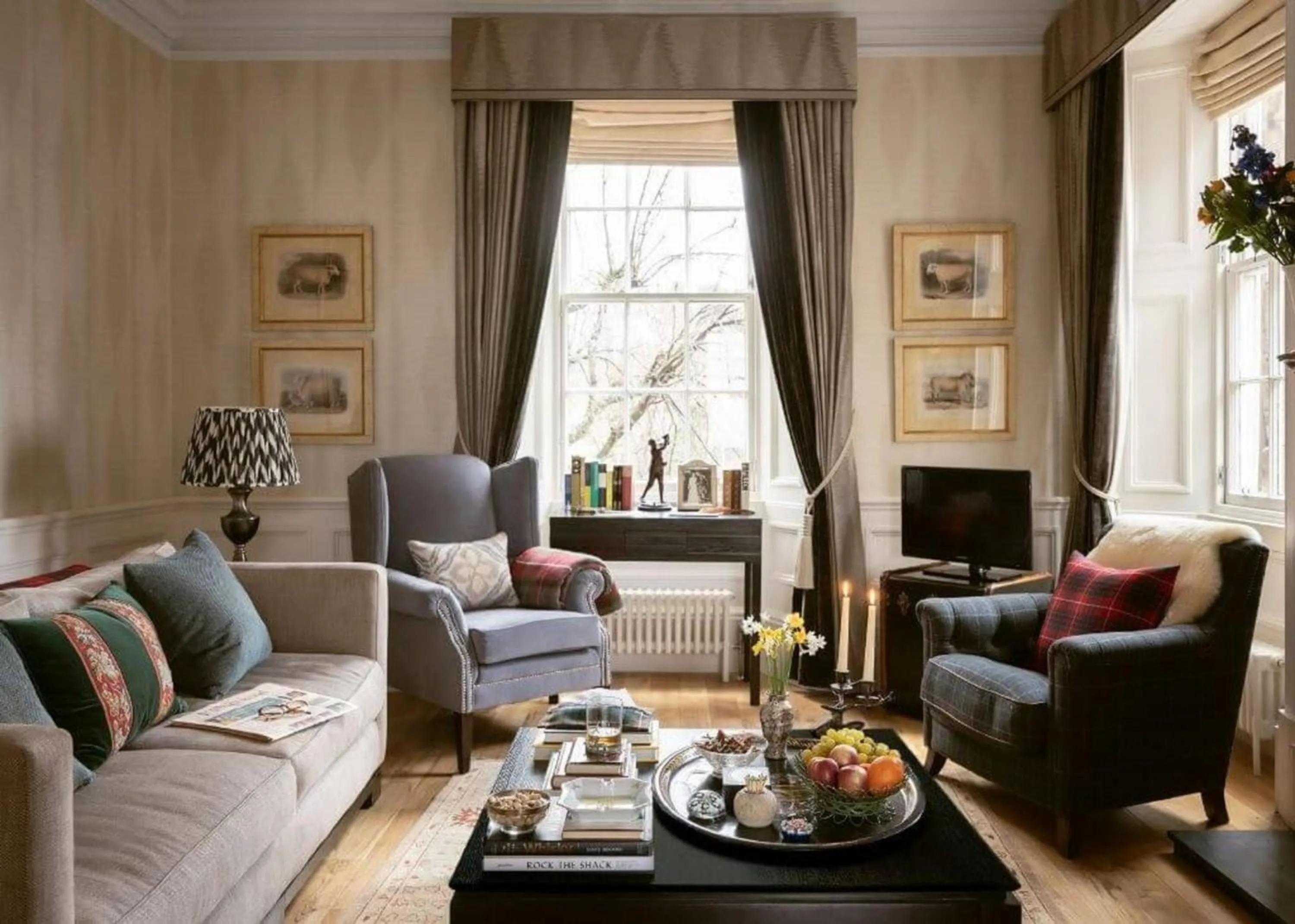 Living room in Rusacks St Andrews