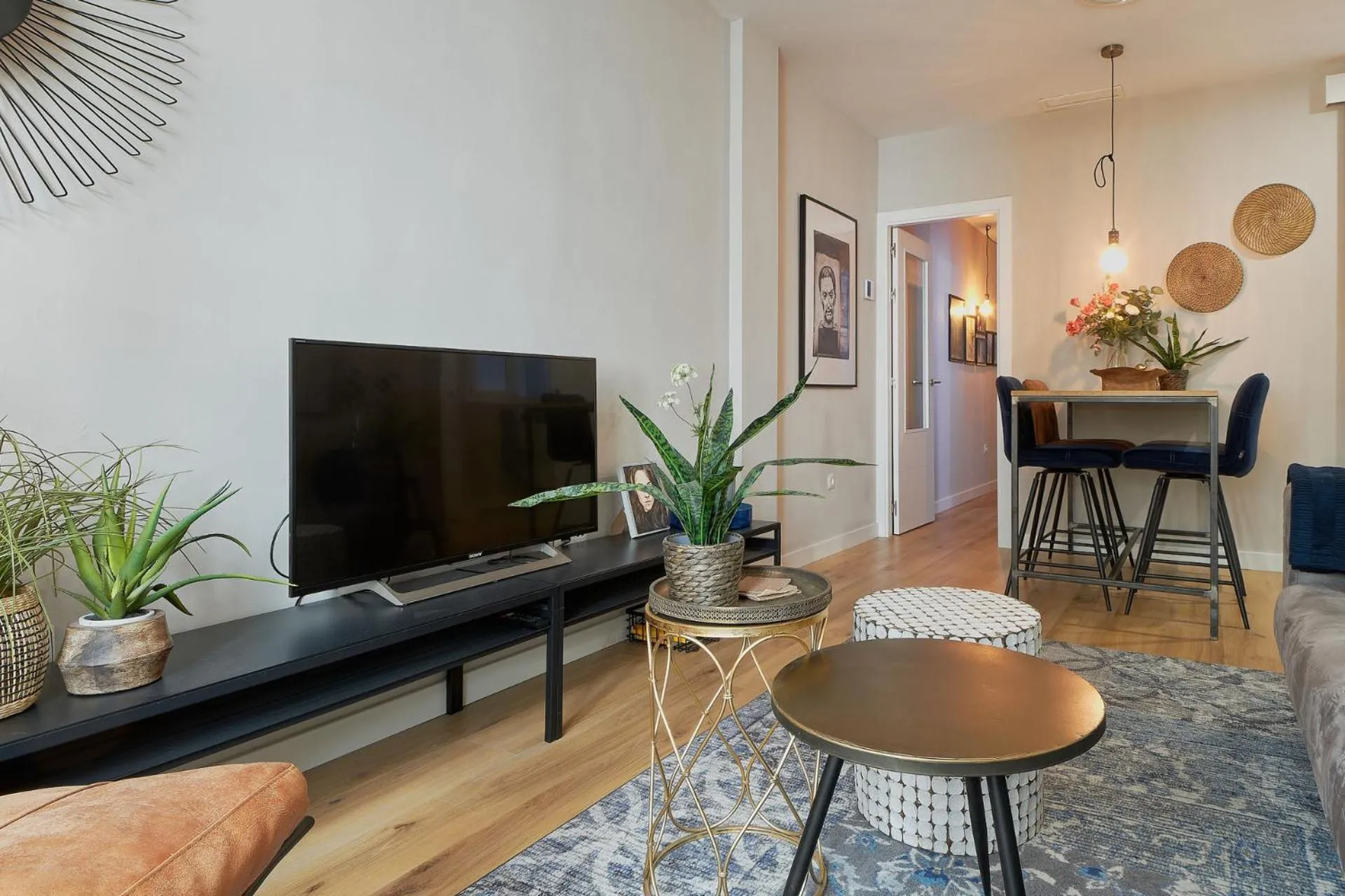 Communal lounge/ TV room in Somera Apartment in Malaga by Solaga Holiday Homes