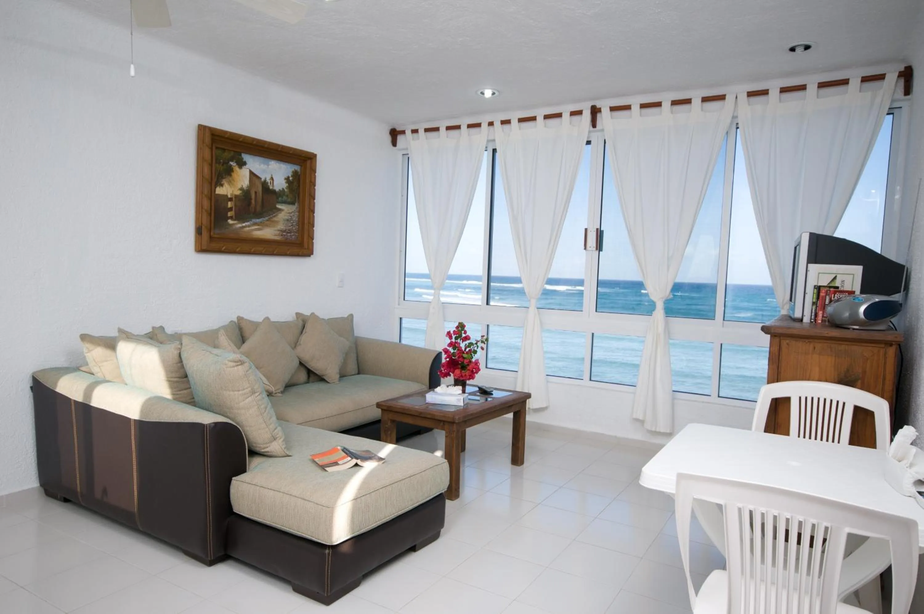Living room in Del Sol Beachfront