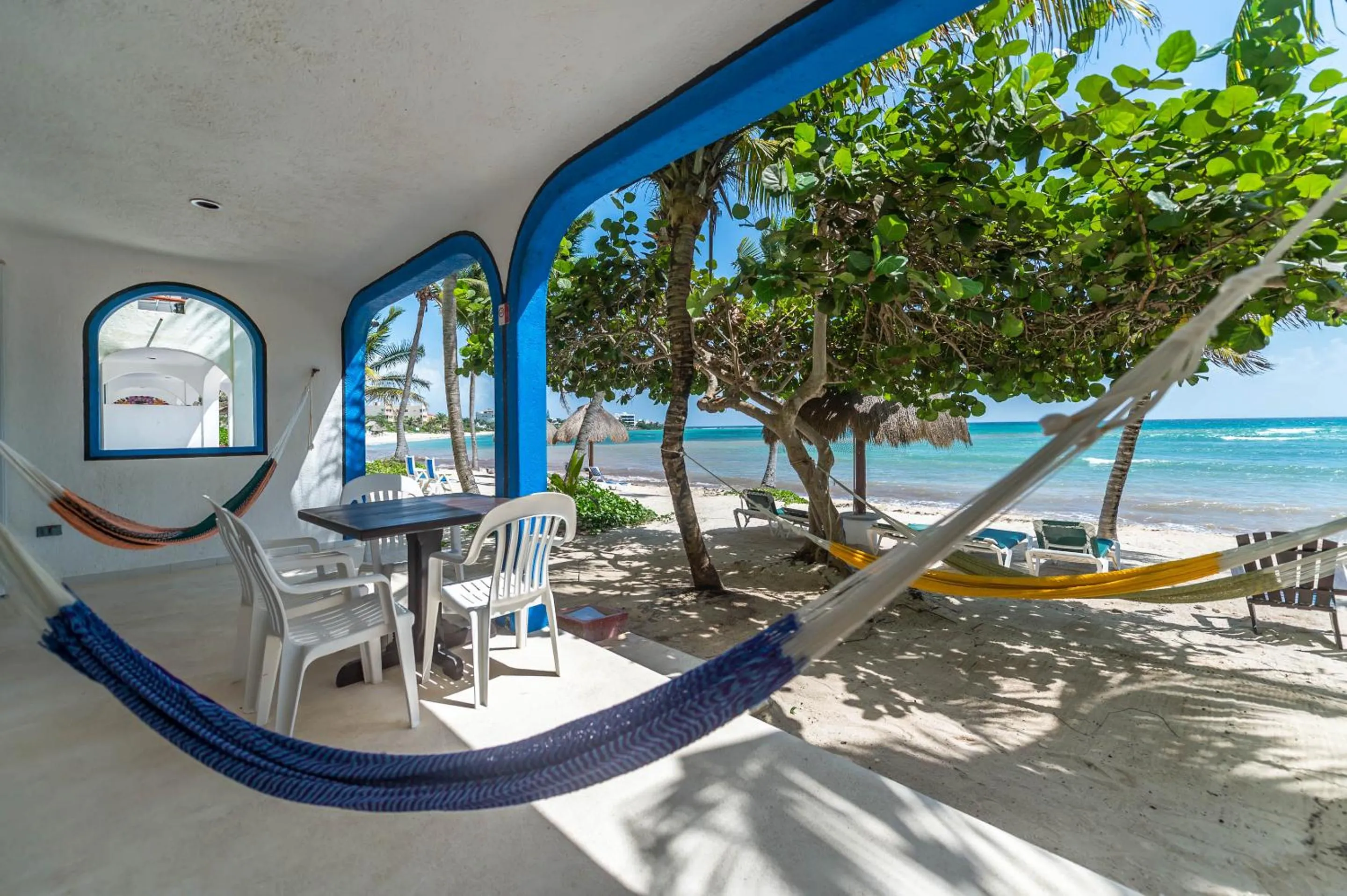 Patio in Del Sol Beachfront