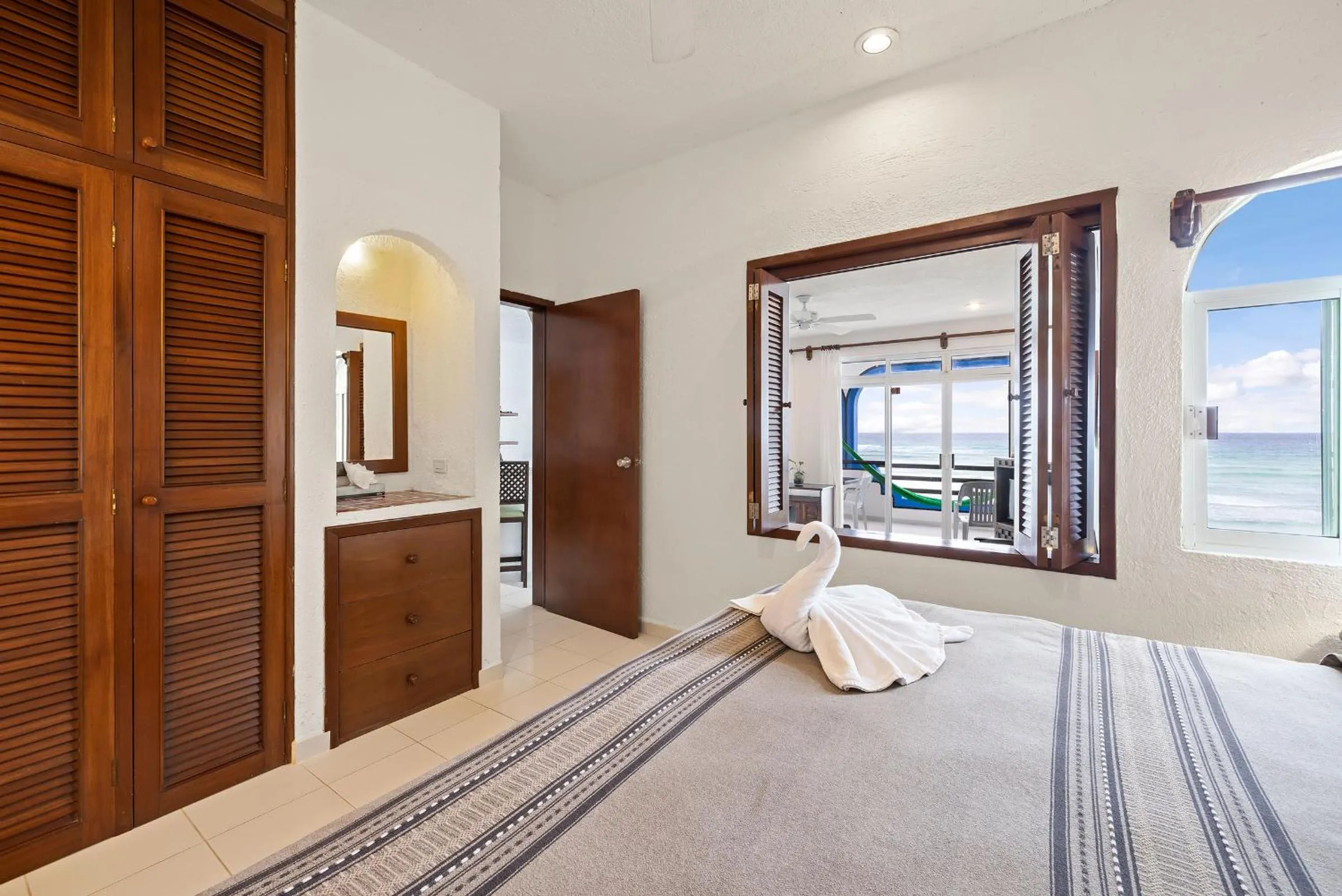 Bed in Del Sol Beachfront