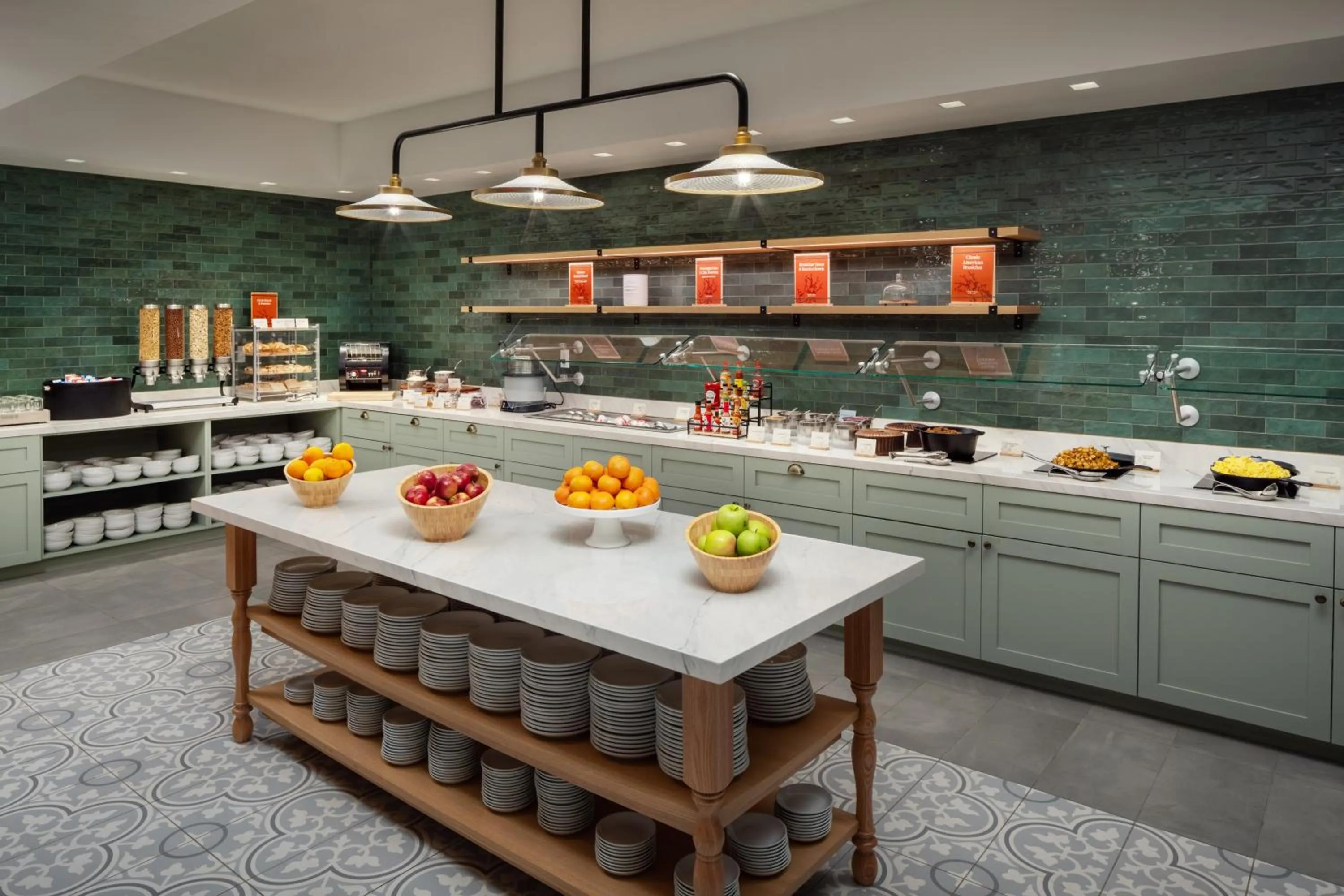 Breakfast in Homewood Suites By Hilton Nashville Downtown The Gulch