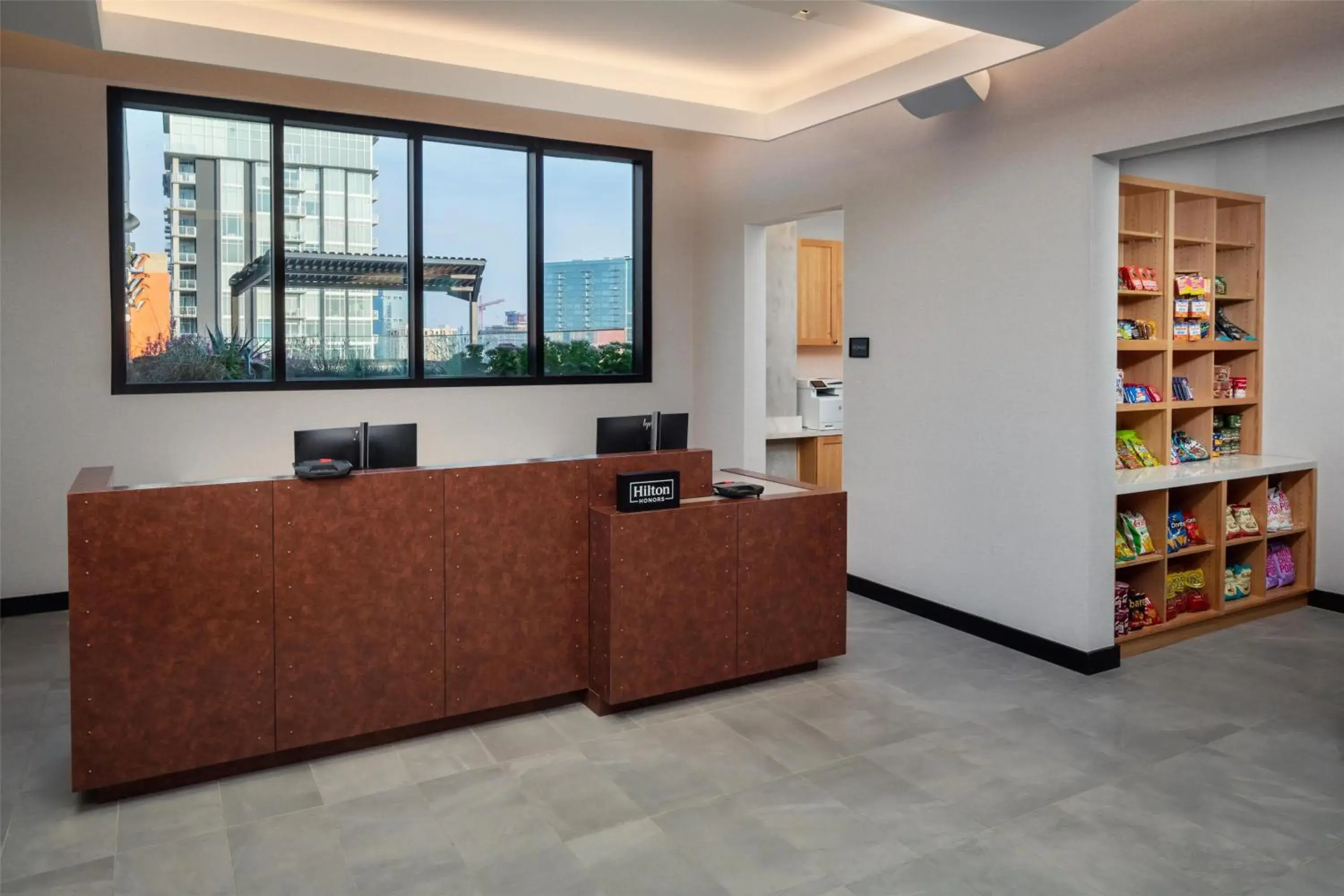 Lobby or reception in Homewood Suites By Hilton Nashville Downtown The Gulch Lobby or reception in Homewood Suites By Hilton Nashville Downtown The Gulch