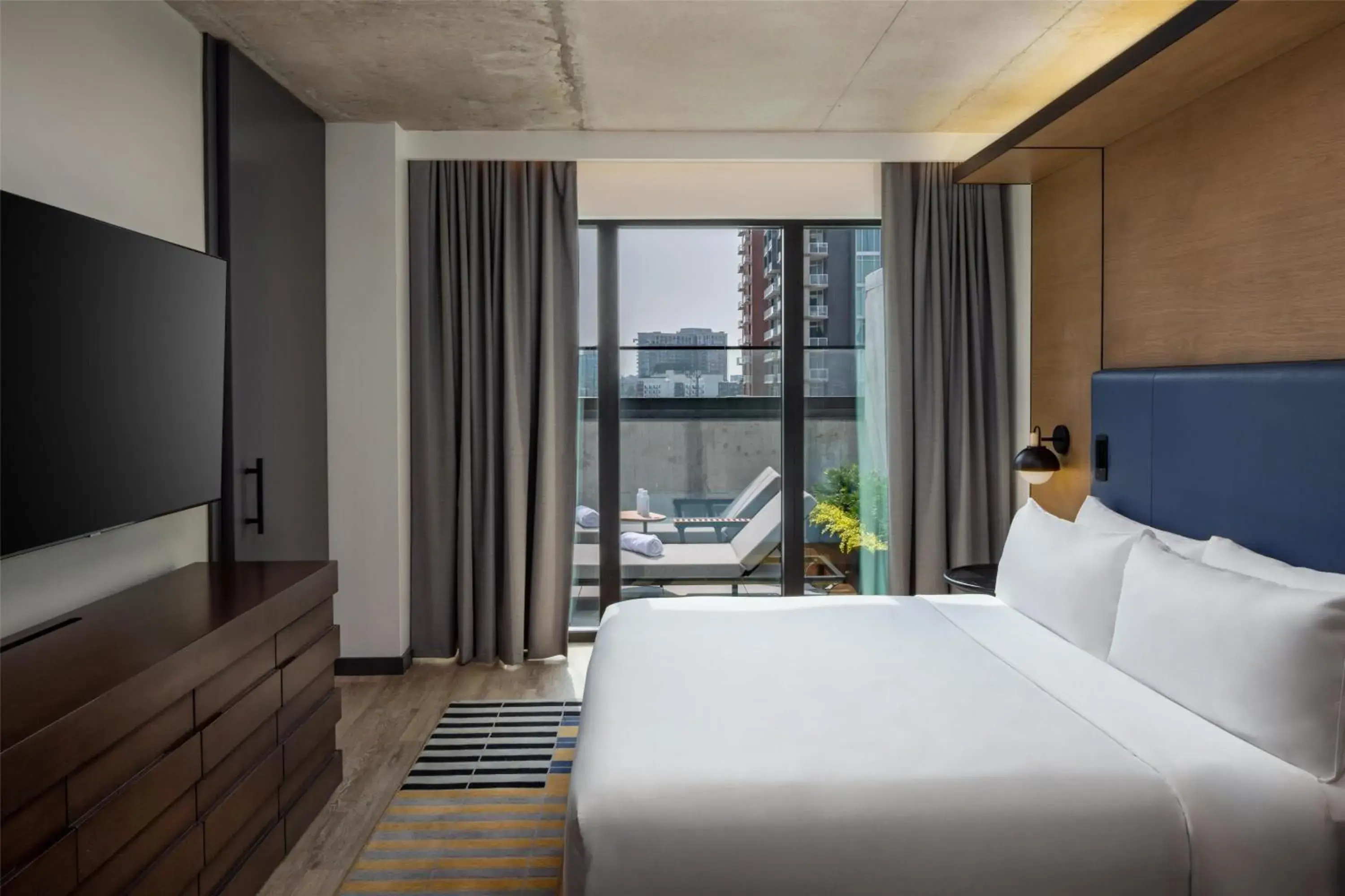 One-Bedroom King Suite with Private Terrace in Canopy By Hilton Nashville Downtown The Gulch One-Bedroom King Suite with Private Terrace in Canopy By Hilton Nashville Downtown The Gulch