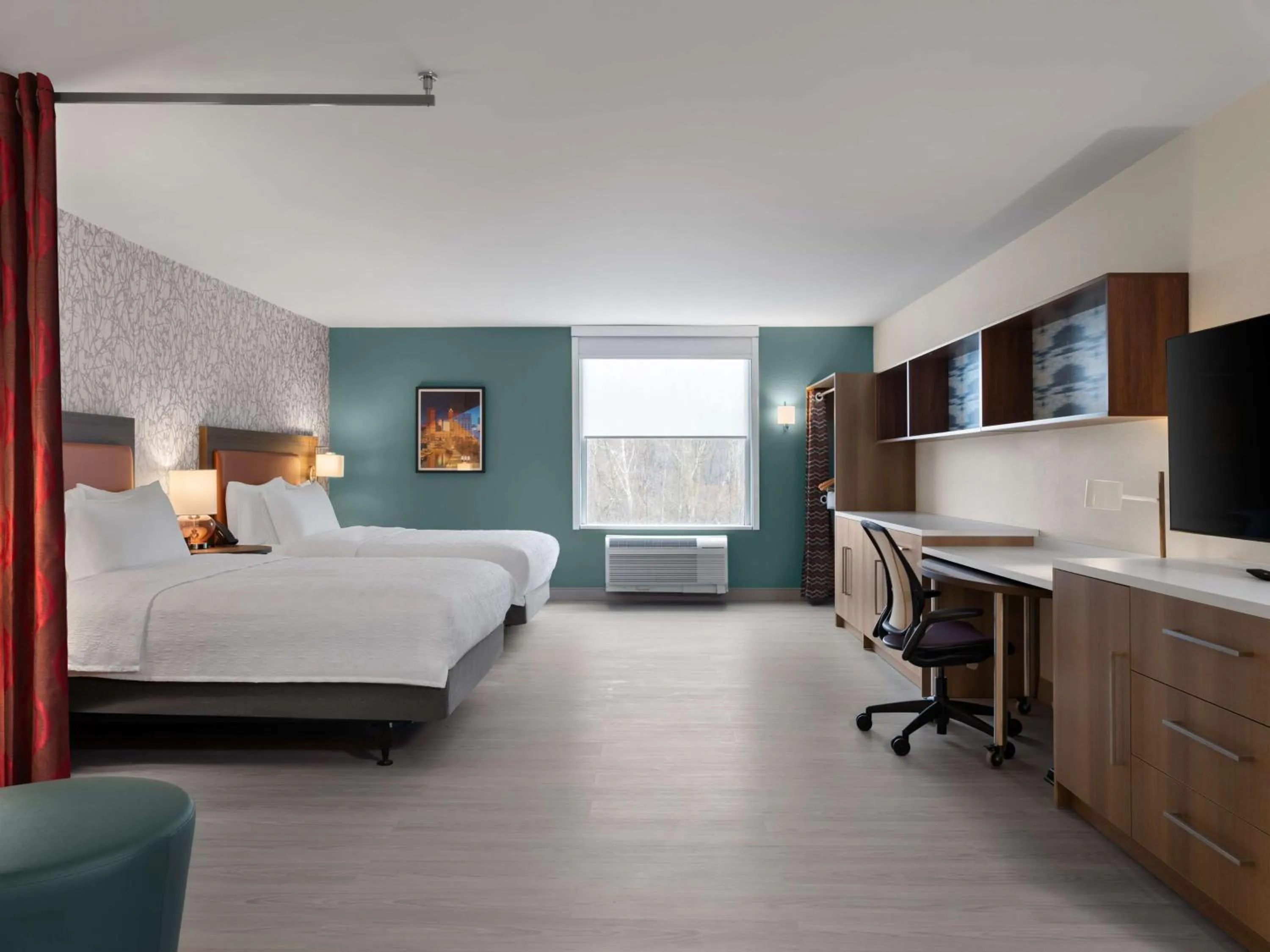 Bedroom, Bed in Home2 Suites By Hilton Brownsburg