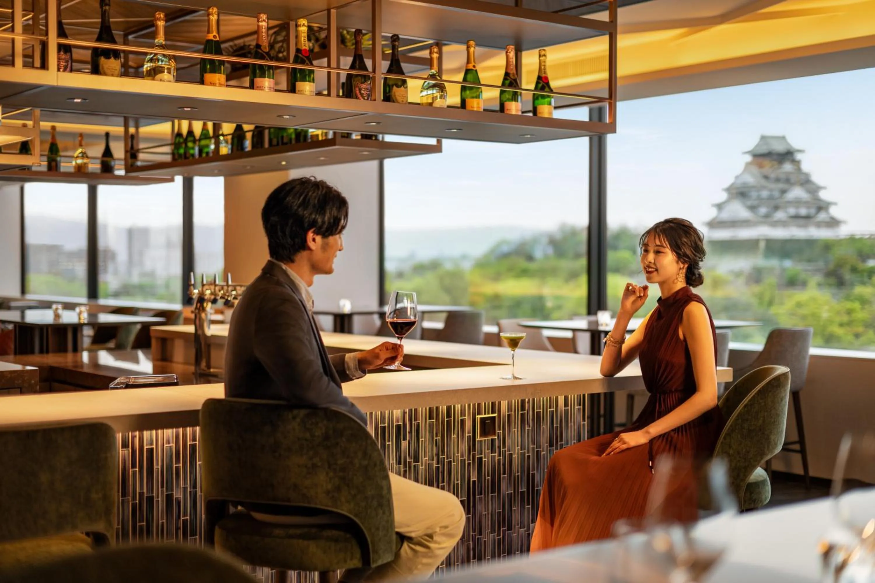 Lounge or bar in DoubleTree by Hilton Osaka Castle