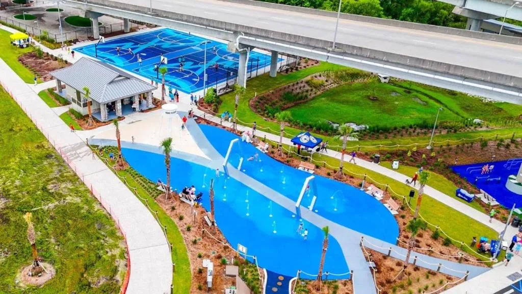 Aqua park in The Cottages on Charleston Harbor