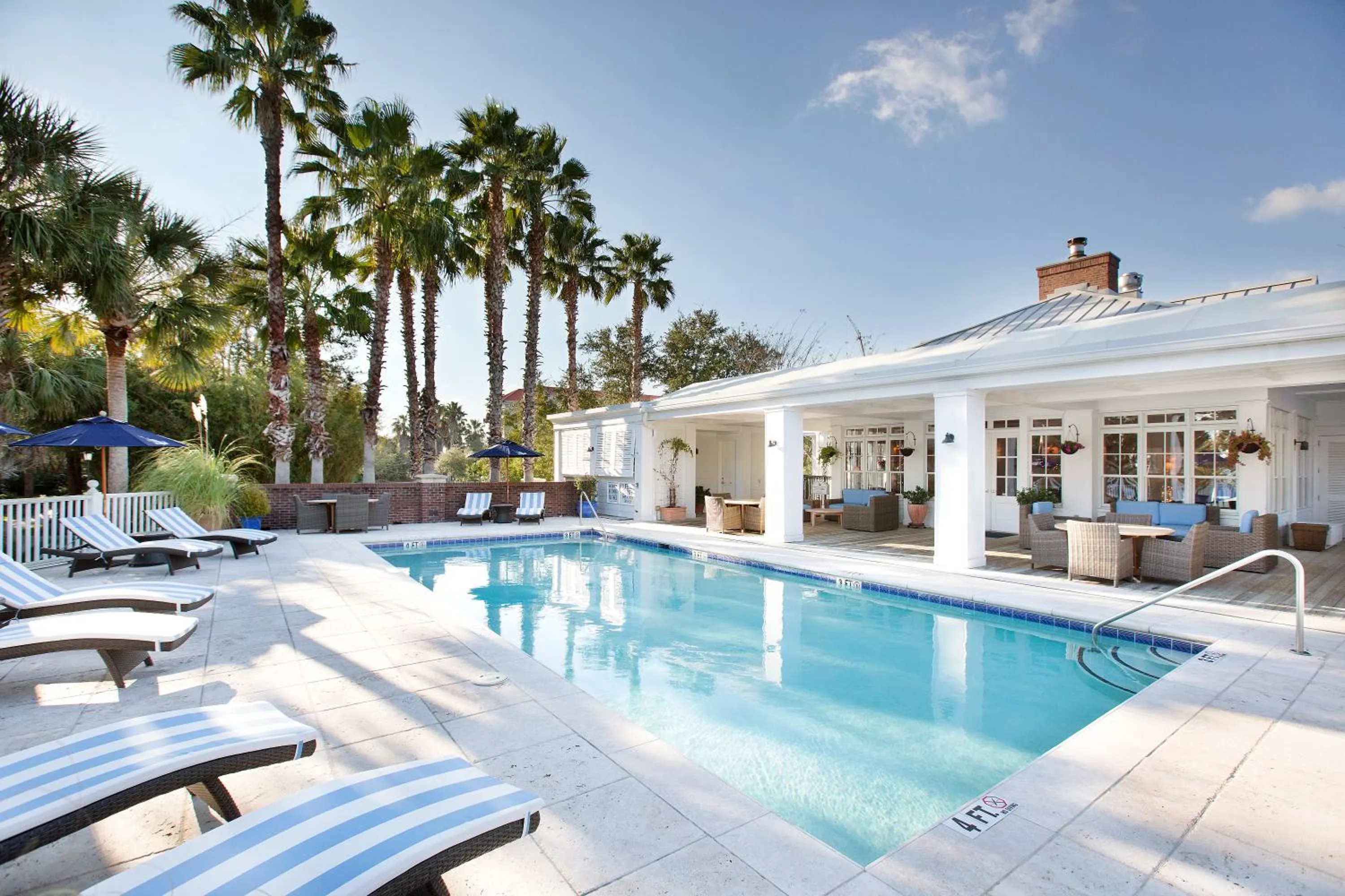 Swimming pool in The Cottages on Charleston Harbor