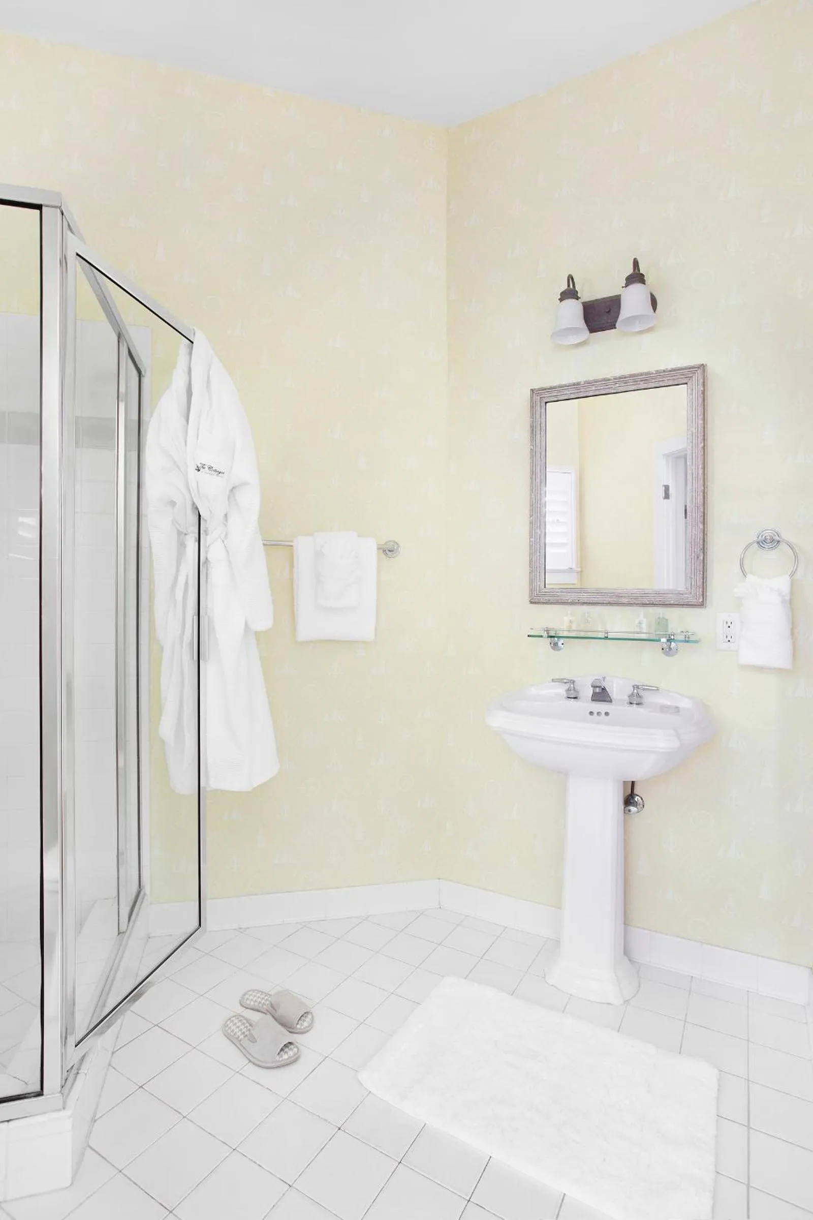 Bathroom in The Cottages on Charleston Harbor