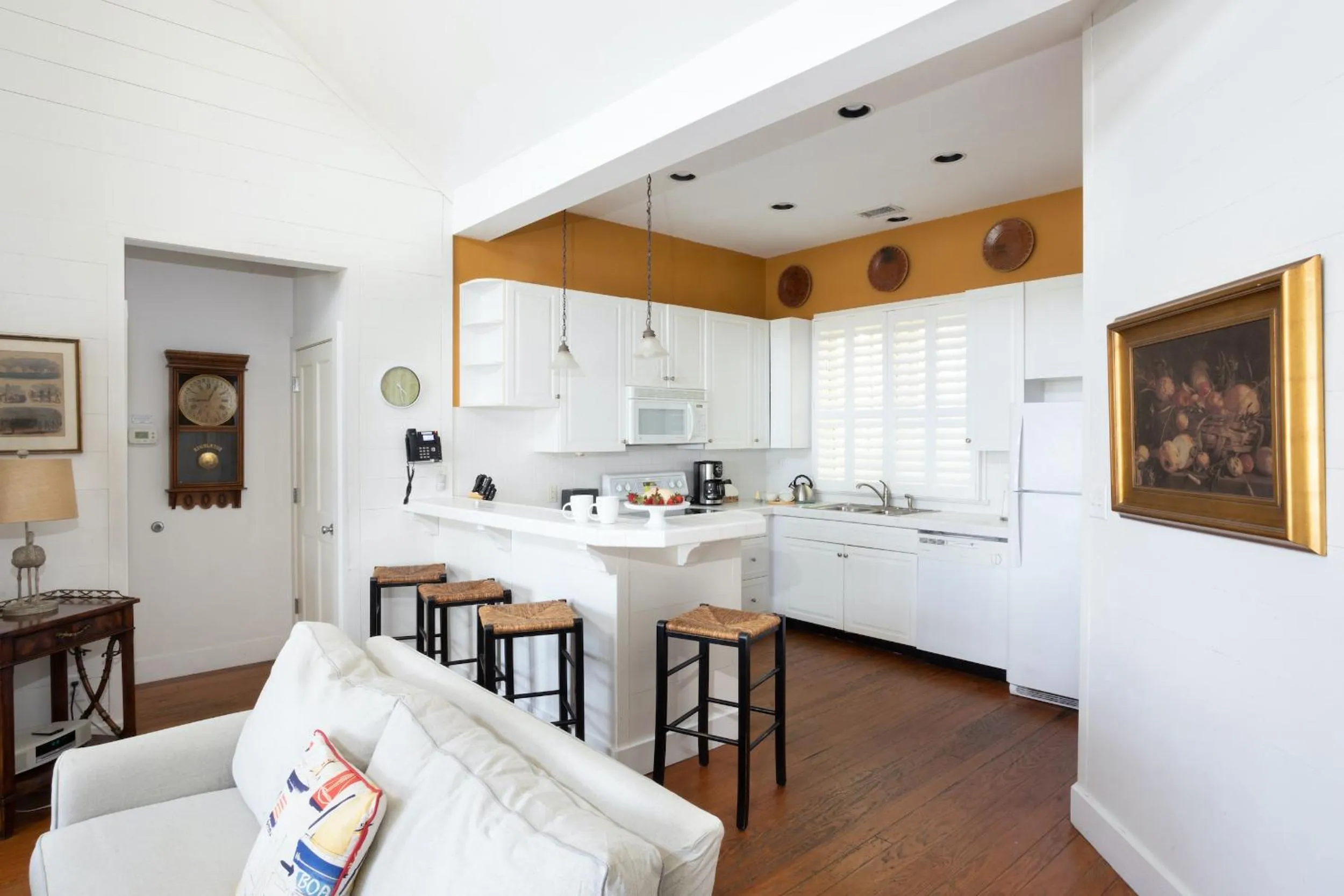 kitchen in The Cottages on Charleston Harbor