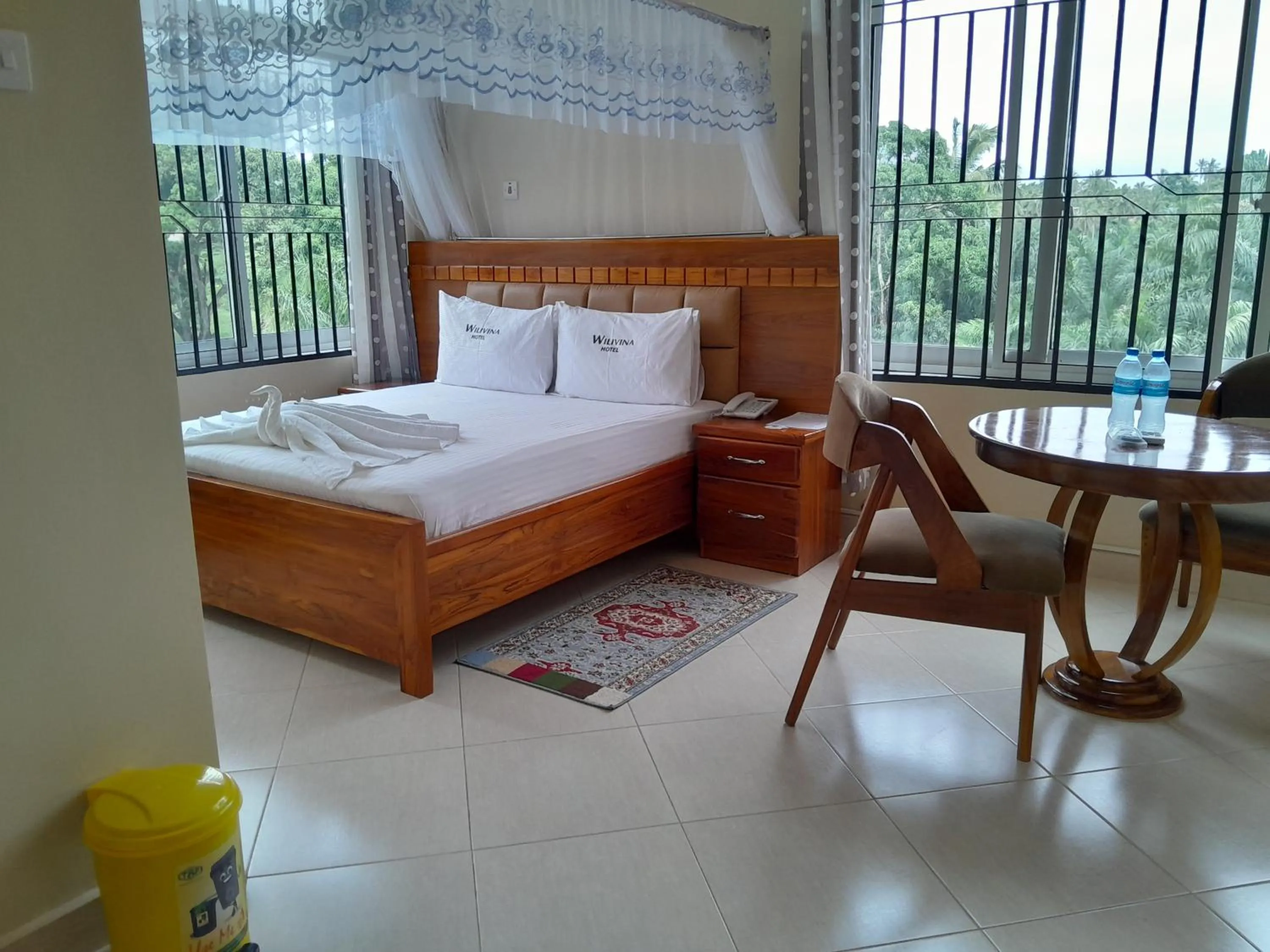 View (from property/room), Bed in WILIVINA HOTEL