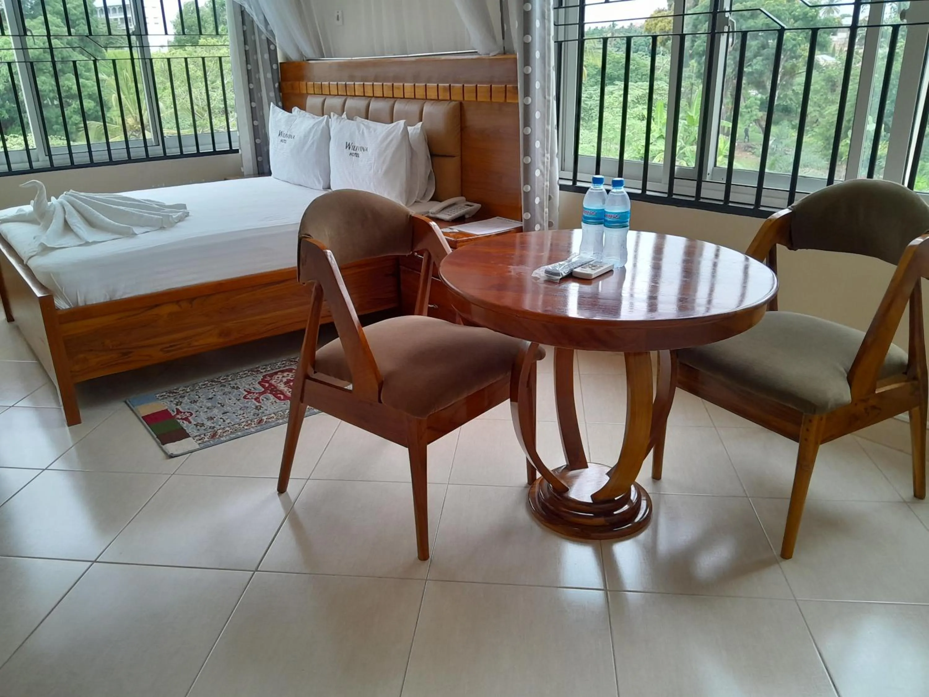 View (from property/room), Bed in WILIVINA HOTEL