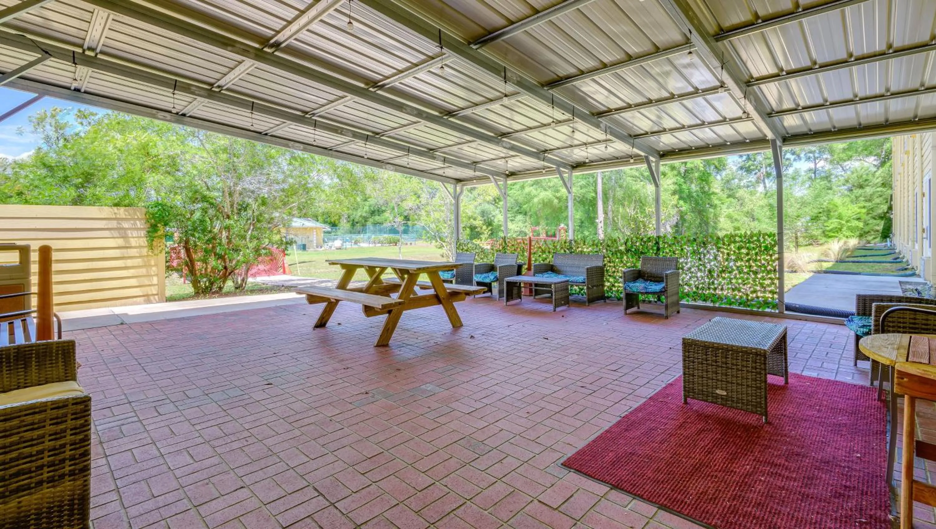 Patio in Wildwood Inn